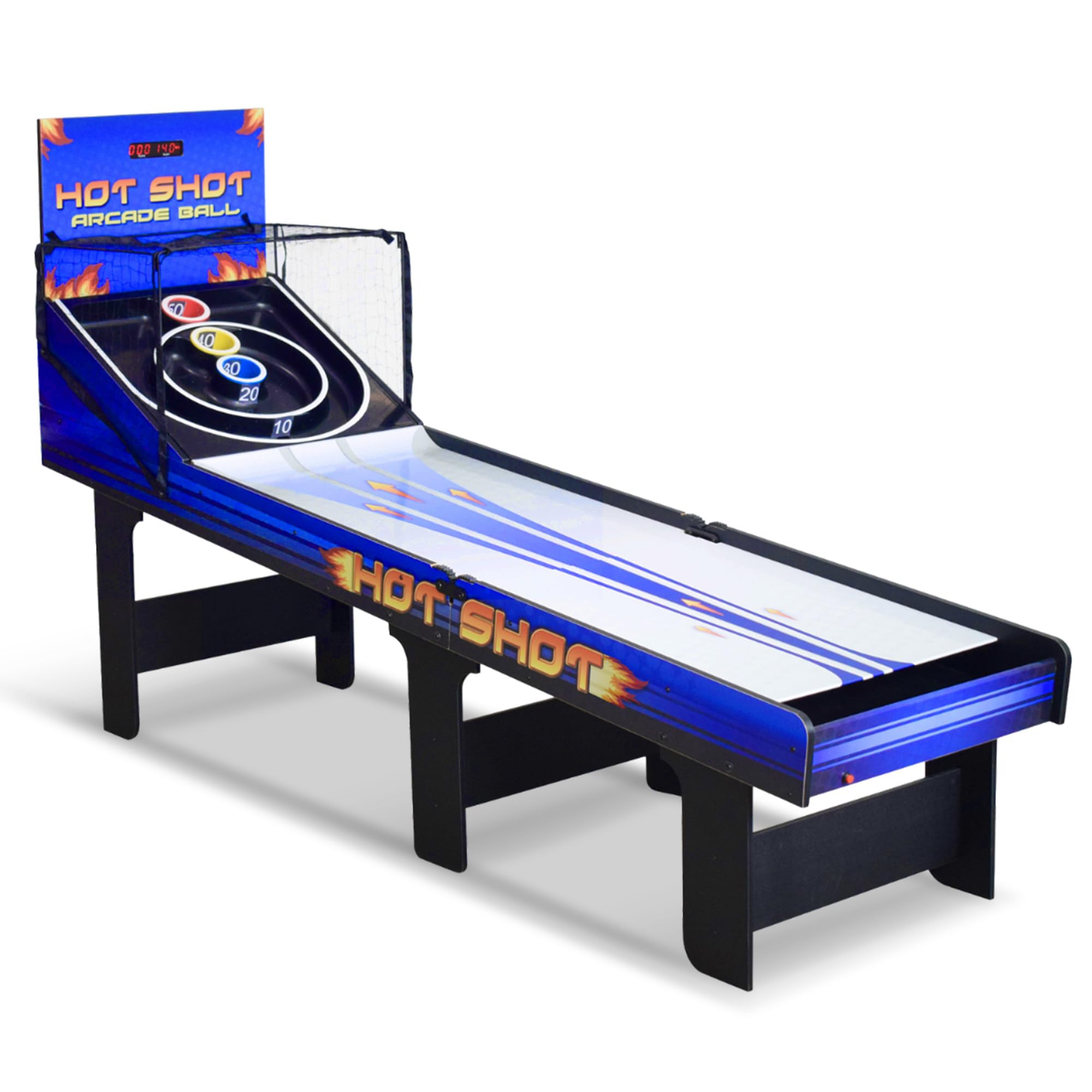 Hot Shot 8-Foot Arcade Ball Table - Fun Indoor Game for Family & Friends - Perfect for Game Rooms, Parties, and Recreation Centers