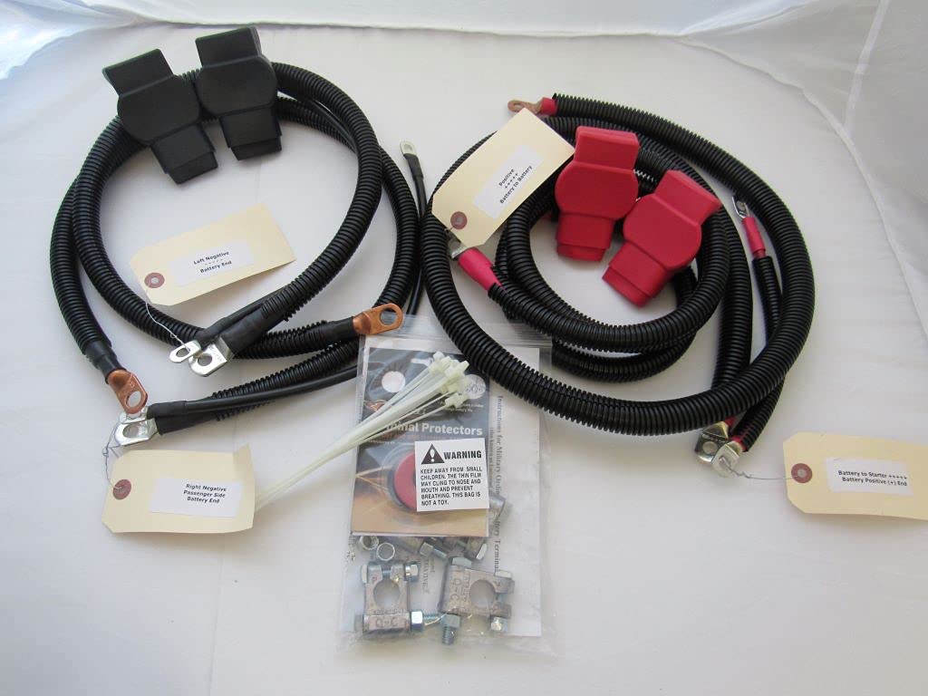 Dodge Gen 2 (1994-1998) Replacement Battery Cable Kit - OEM Compatible - Perfect for Engine Performance & Electrical System Upgrades