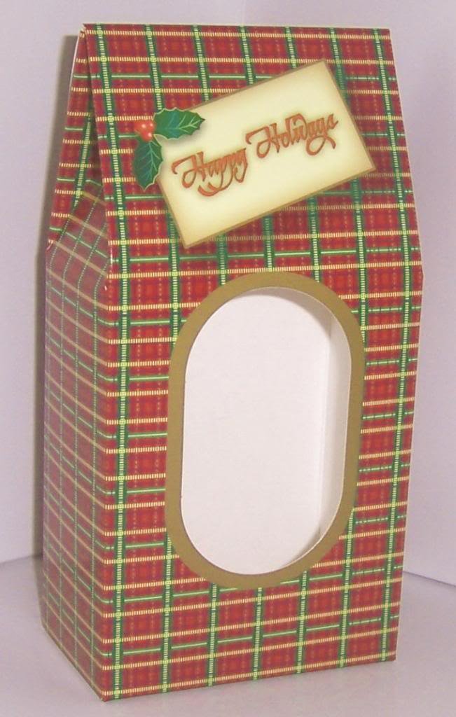 Scott's Cakes Milk Chocolate Wafers with Rainbow Non-Pareils - 8 oz Christmas Plaid Gift Box | Holiday Treats, Party Favors & Christmas Desserts