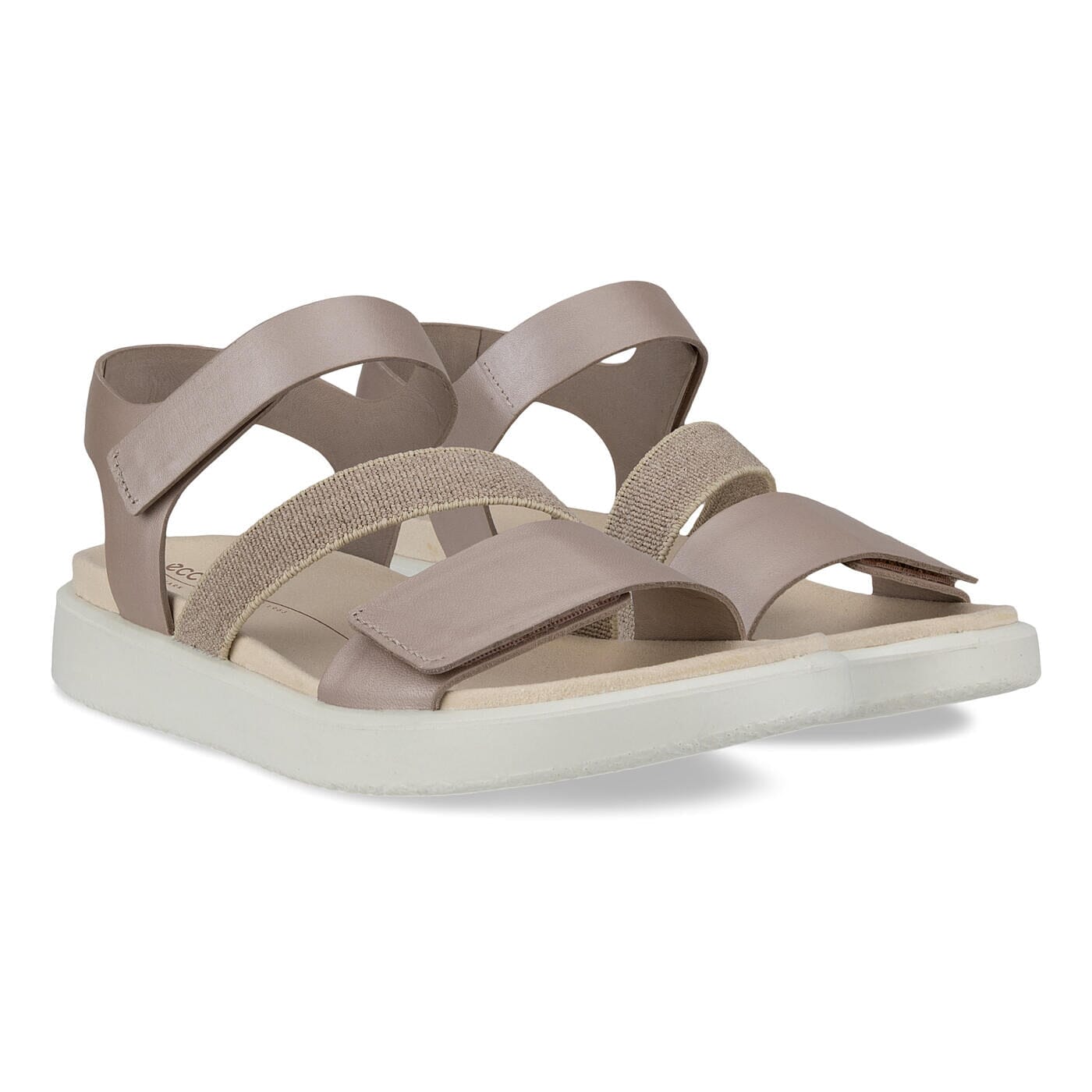 ECCO FLOWT 2 Band Sandals for Women - Comfortable Walking Sandals with Arch Support | Perfect for Beach, Vacation & Summer Outfits
