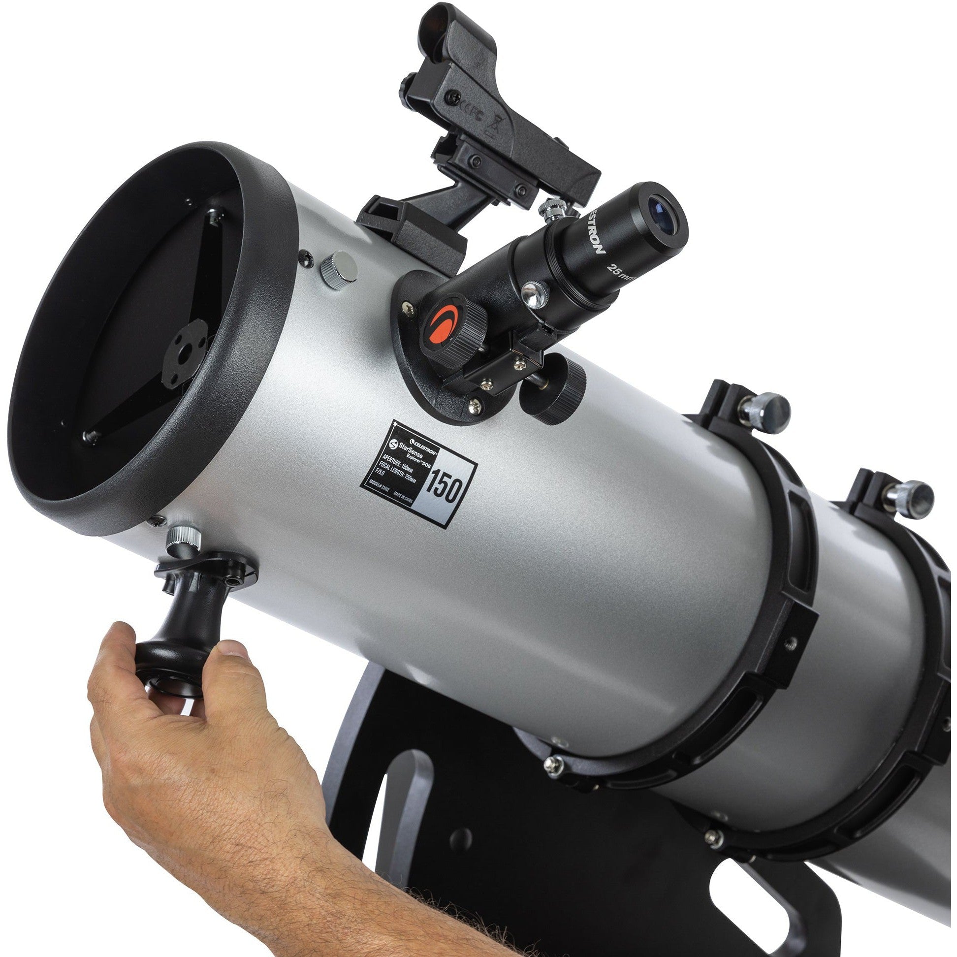 Used StarSense Explorer 150mm Smartphone App Enabled Tabletop Dobsonian Telescope - Stargazing & Astronomy for Beginners, Backyard Observation & Night Sky Exploration