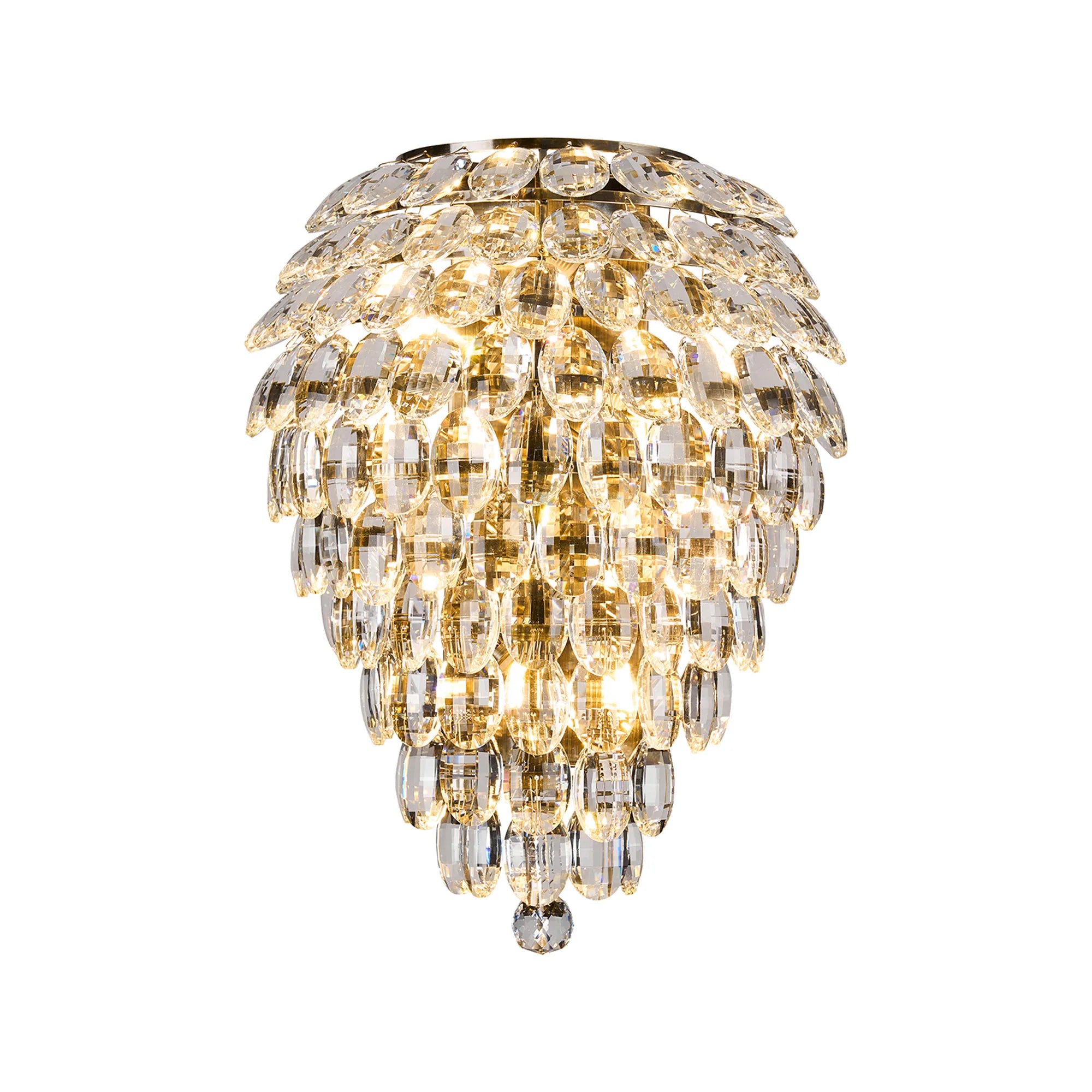 Consten Modern Tall Wall Lamp with 4 E14 Bulb Sockets - Perfect for Living Room, Bedroom, or Hallway Lighting