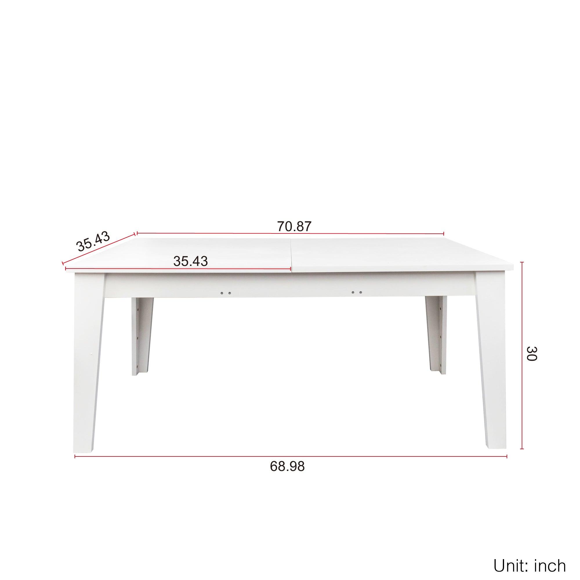 106.3 Inch Extendable Dining Table - Large Kitchen Table for 8-10 People | Perfect for Family Gatherings & Dinner Parties