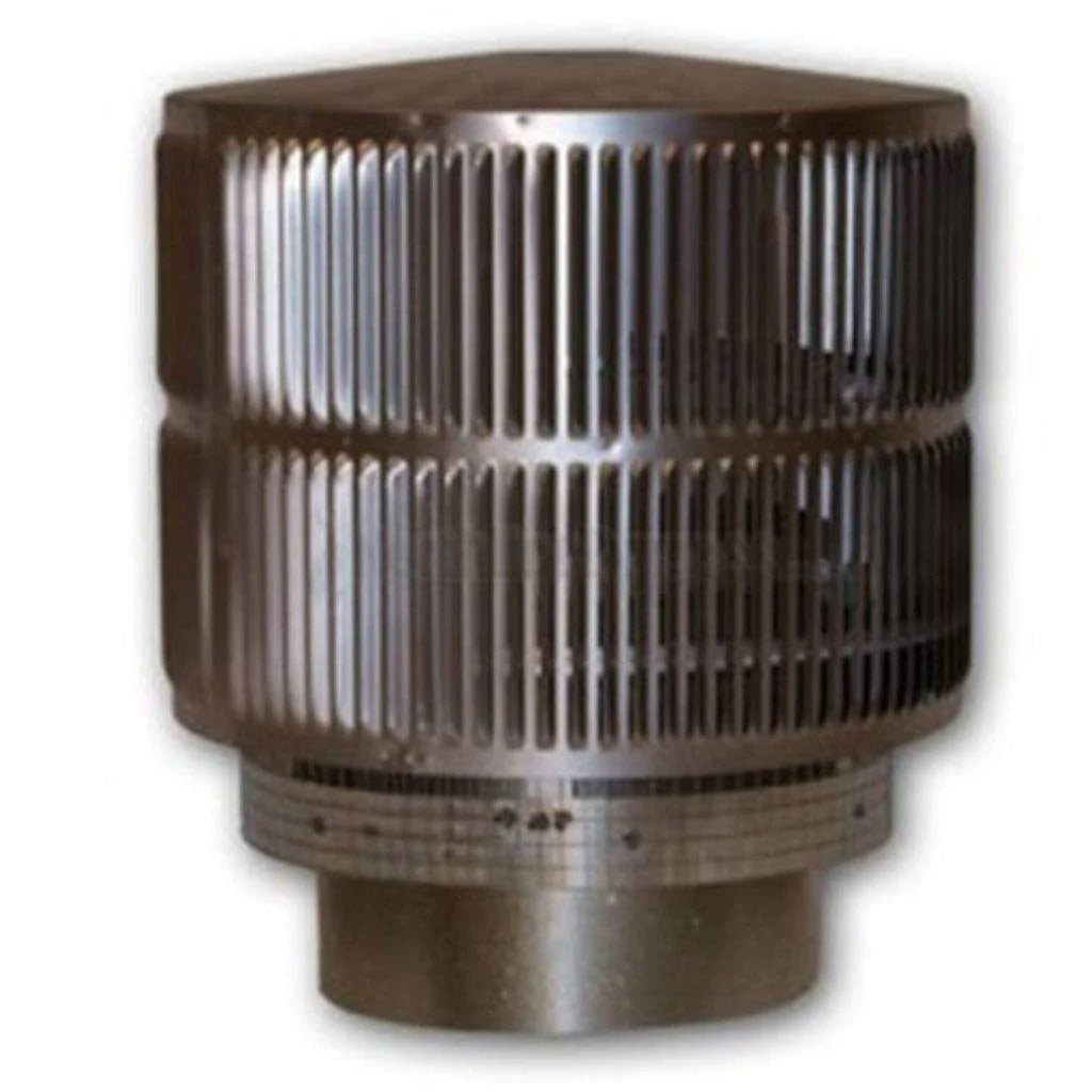 High-Temperature Round Top Termination with Louvered Screen - RLT 12HT - Ideal for Industrial Ventilation & HVAC Systems