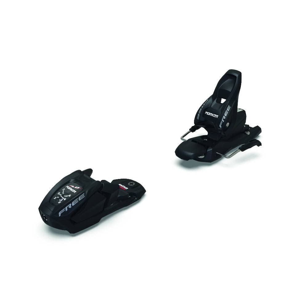 2023 Marker Free 7 B95 JR Ski Bindings - Kids Adjustable Ski Bindings for Junior Skiers | Perfect for Alpine Skiing & Freestyle Riding on Slopes