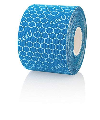 FlexU Kinesiology Tape - Pre-Cut or Continuous Roll for Sports Injury Recovery, Muscle Support & Pain Relief | Enhanced Strength & Flexibility | Long-Lasting Therapeutic Tape for Athletes, Runners & Active Lifestyles | Ideal for Shoulder, Knee & Back Support During Workouts & Physical Therapy