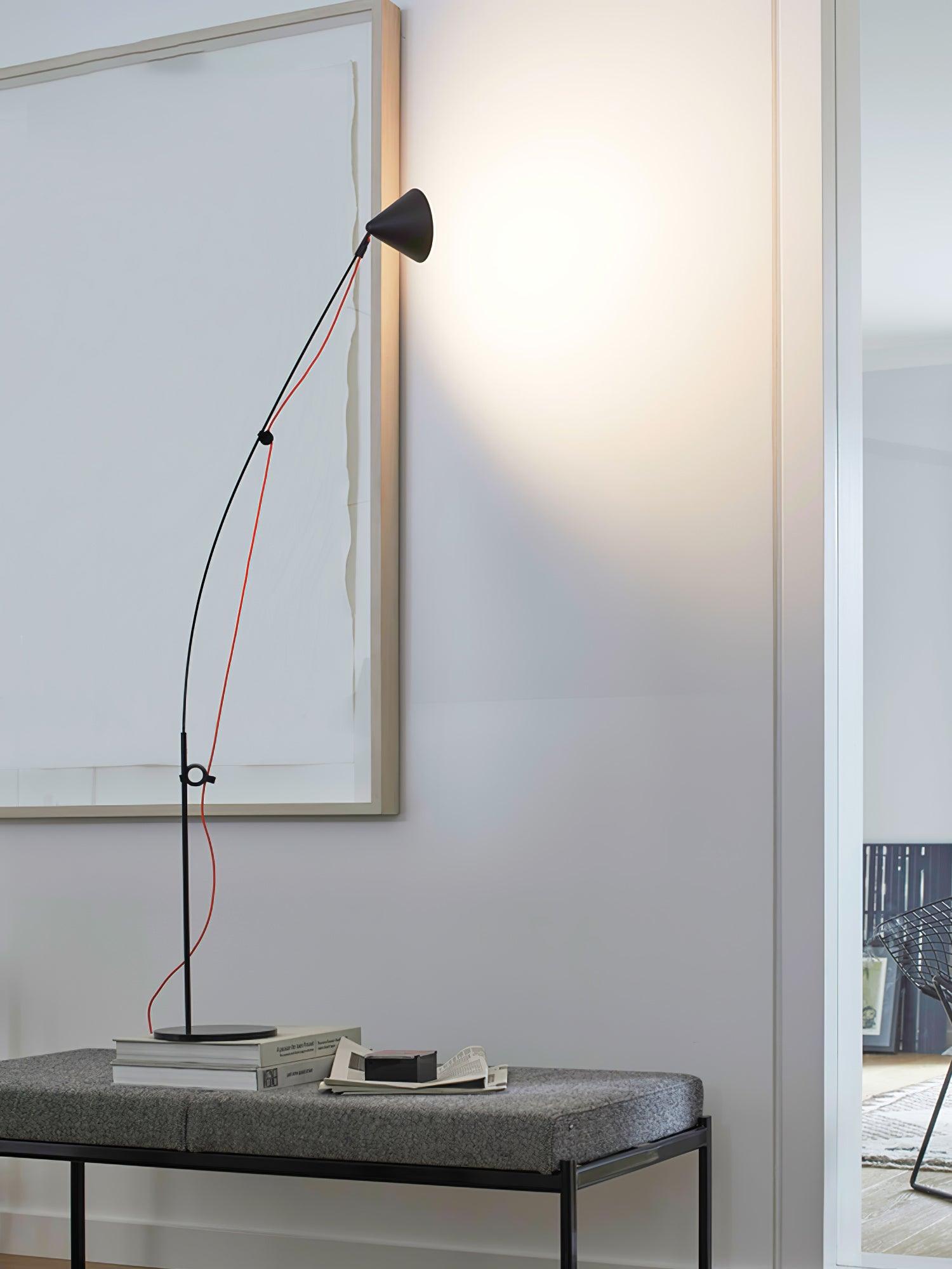Modern Black Table Lamp with USB Port - Adjustable Brightness for Bedroom, Office & Living Room - Stylish Nightstand Lighting for Reading & Decor