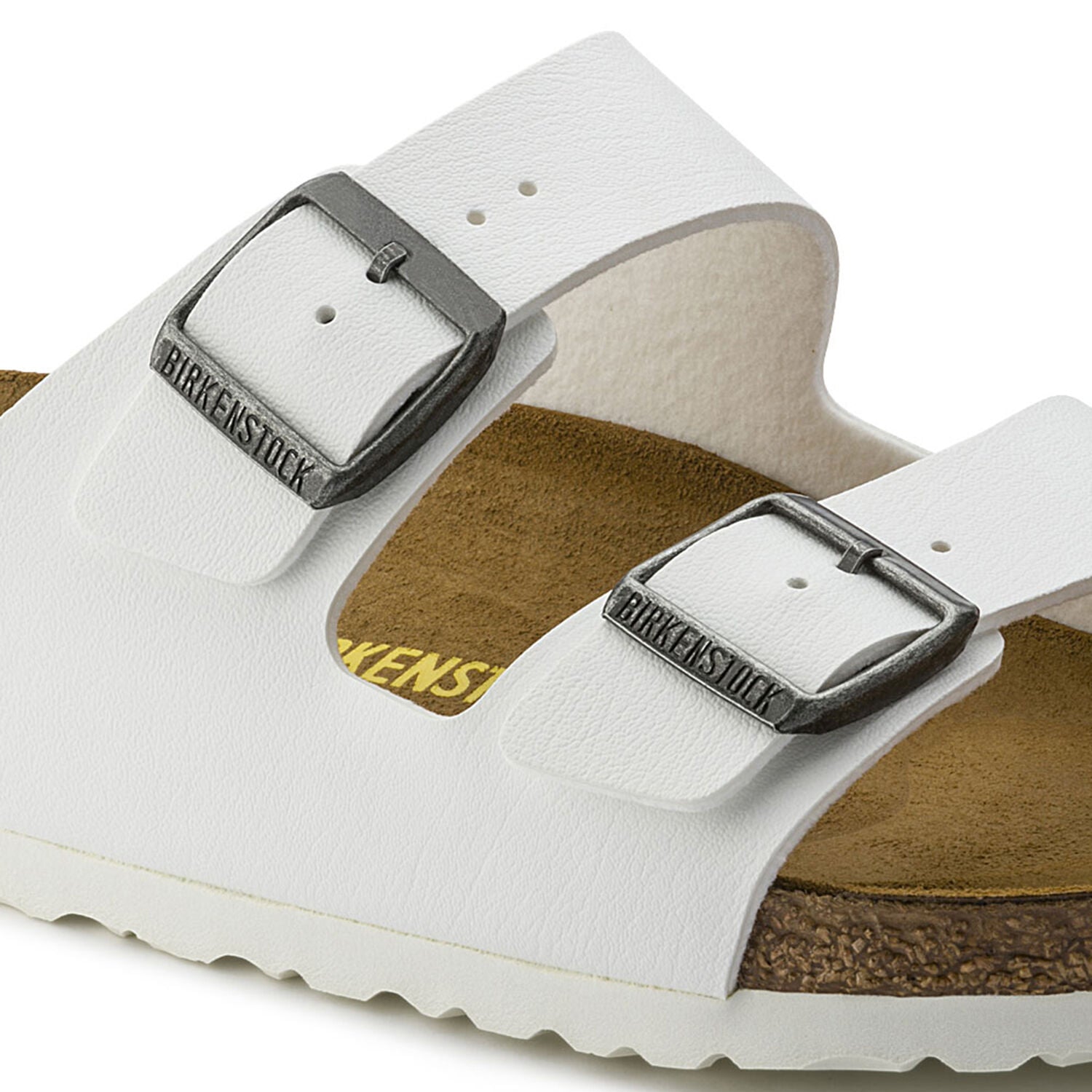 Birkenstock Arizona Birko-Flor Classic Footbed Sandals - Comfortable White Leather Sandals for Women & Men | Perfect for Summer, Beach, and Casual Wear