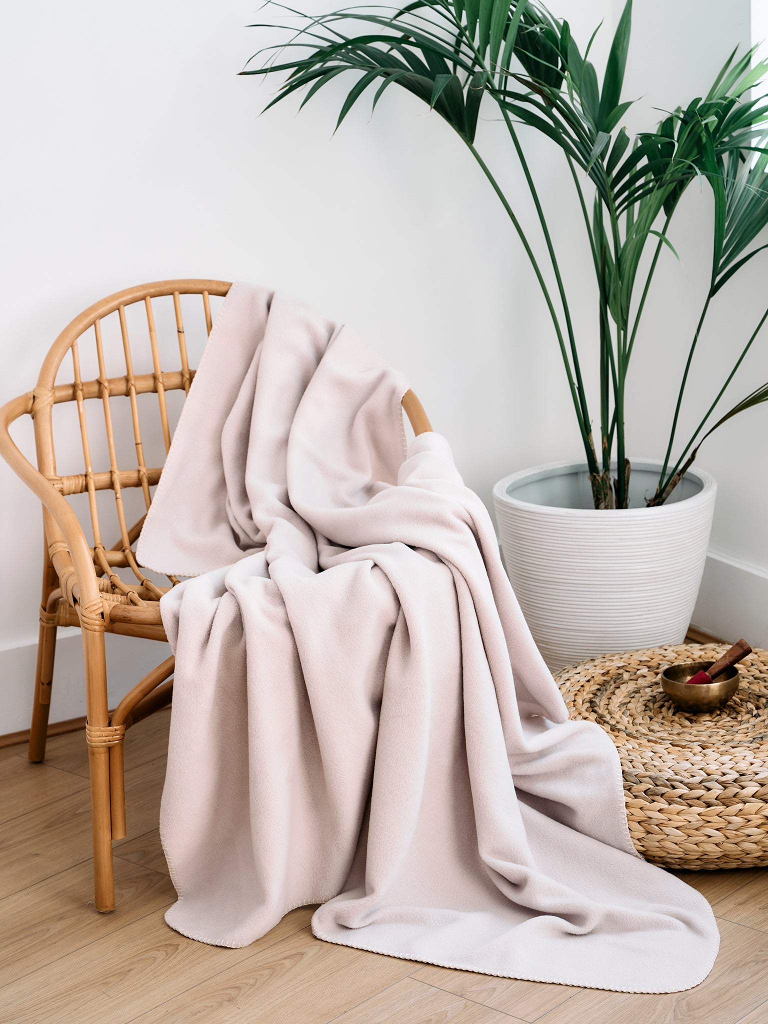 Yogamatters Cozy Fleece Yoga Blanket - Soft & Warm for Meditation, Relaxation & Home Comfort