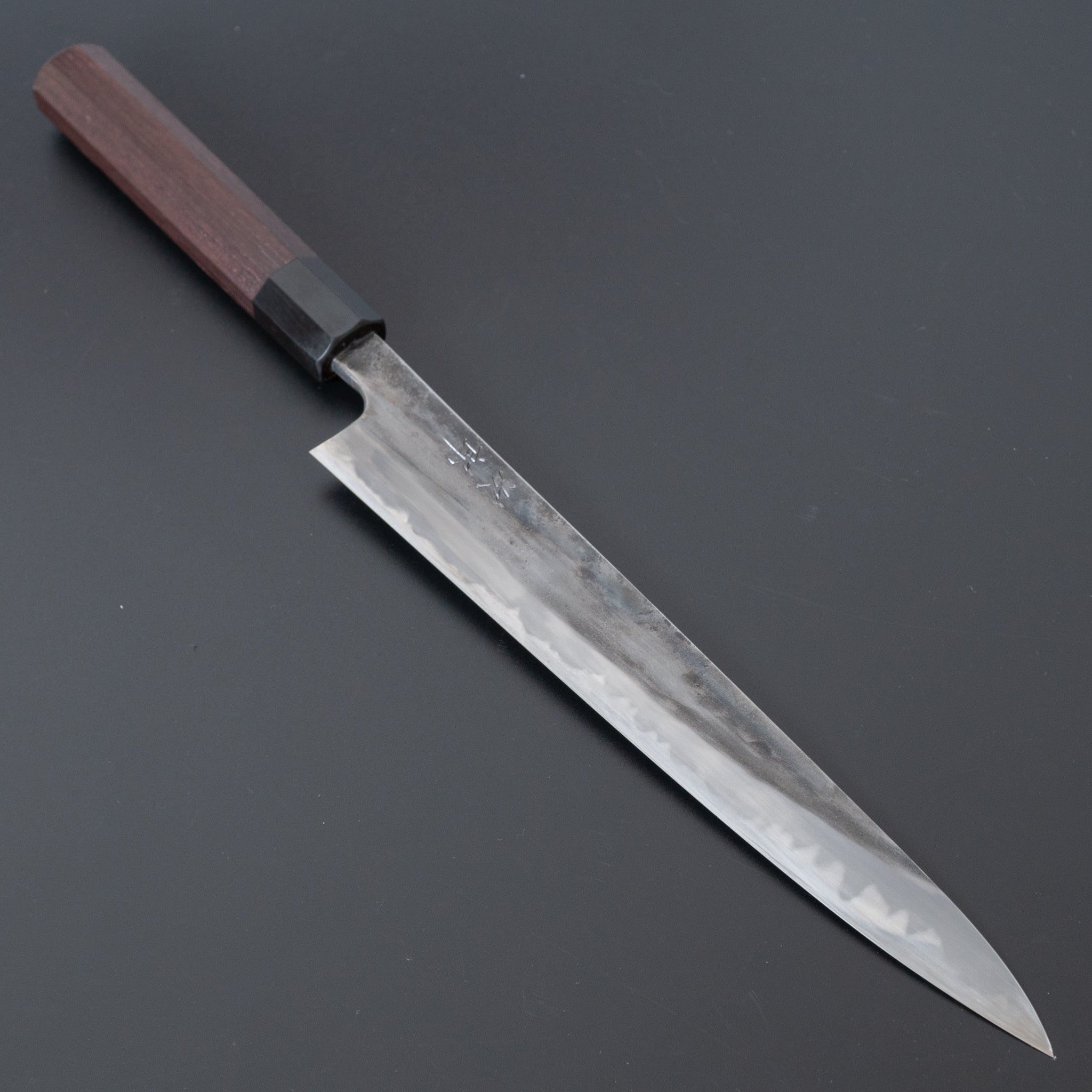 Premium Jiro Tsuchime Sujihiki 240mm Japanese Slicing Knife - Taihei Tagayasan Handle (#140) - Perfect for Sushi, Sashimi & Meat Carving