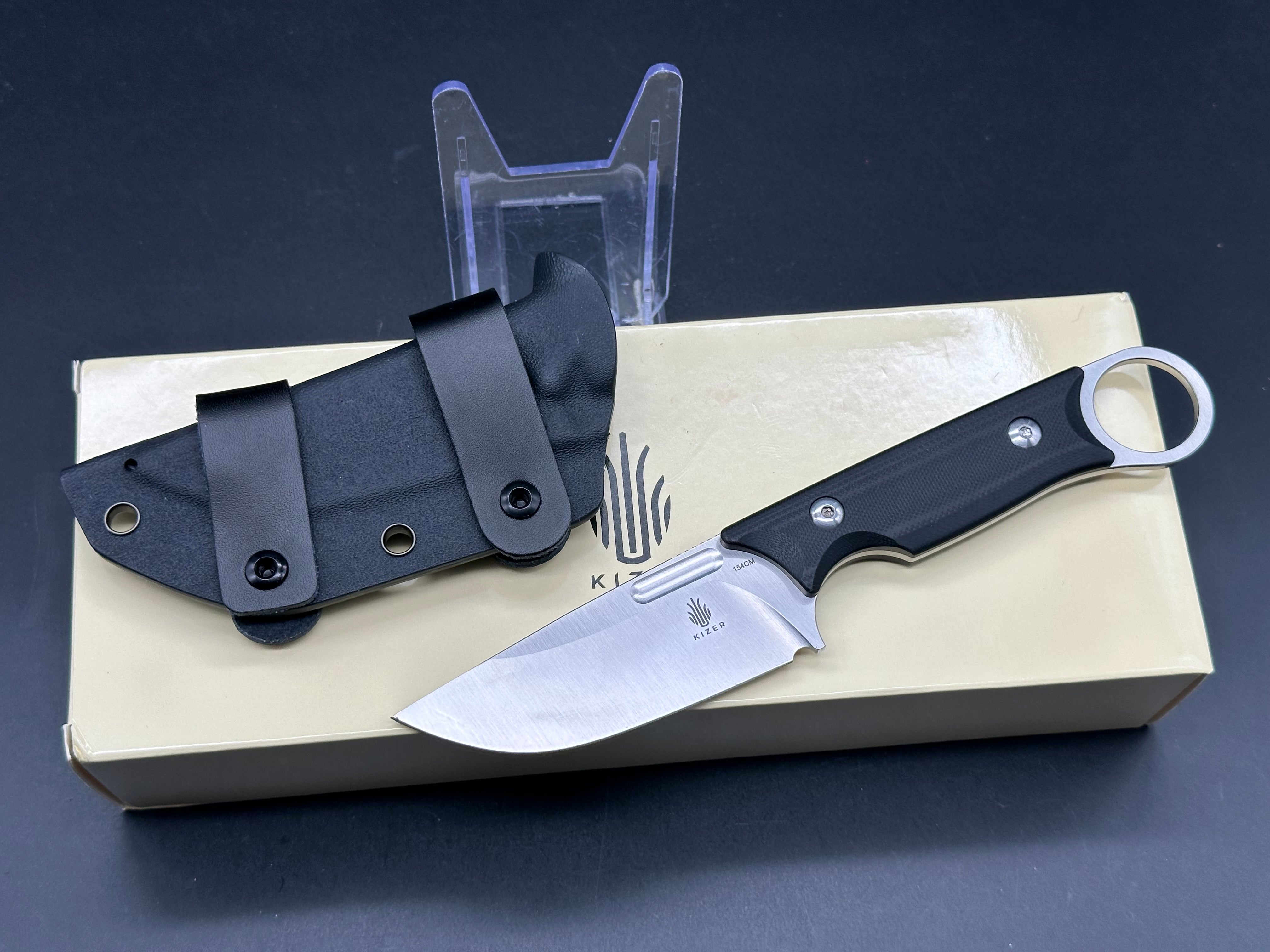Kizer Cabox Fixed Blade Knife - 3.4