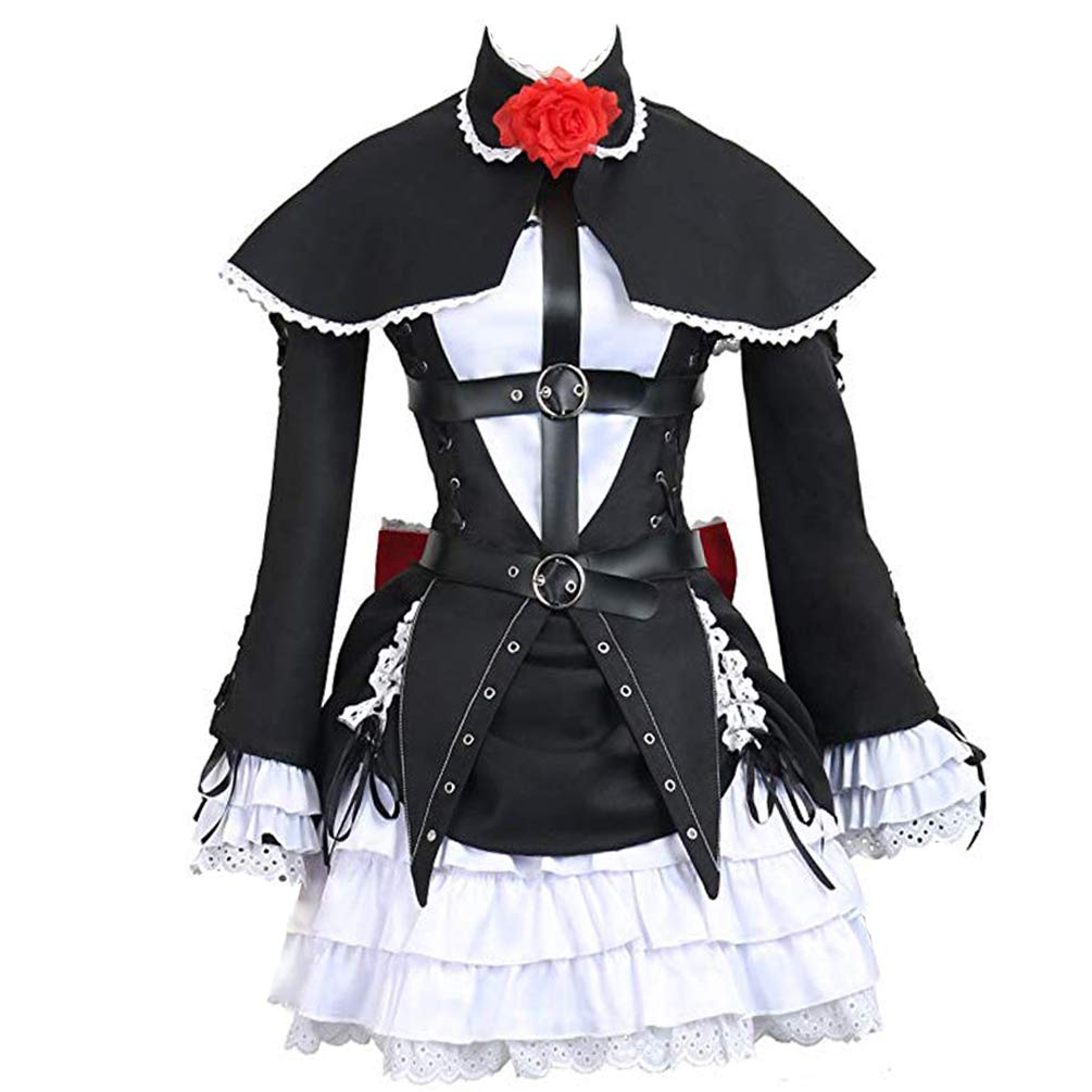 Anime Marie Rose Cosplay Costume Dress Outfit for Halloween Party, Cosplay Events & Anime Conventions - Sexy Halloween Costume for Women