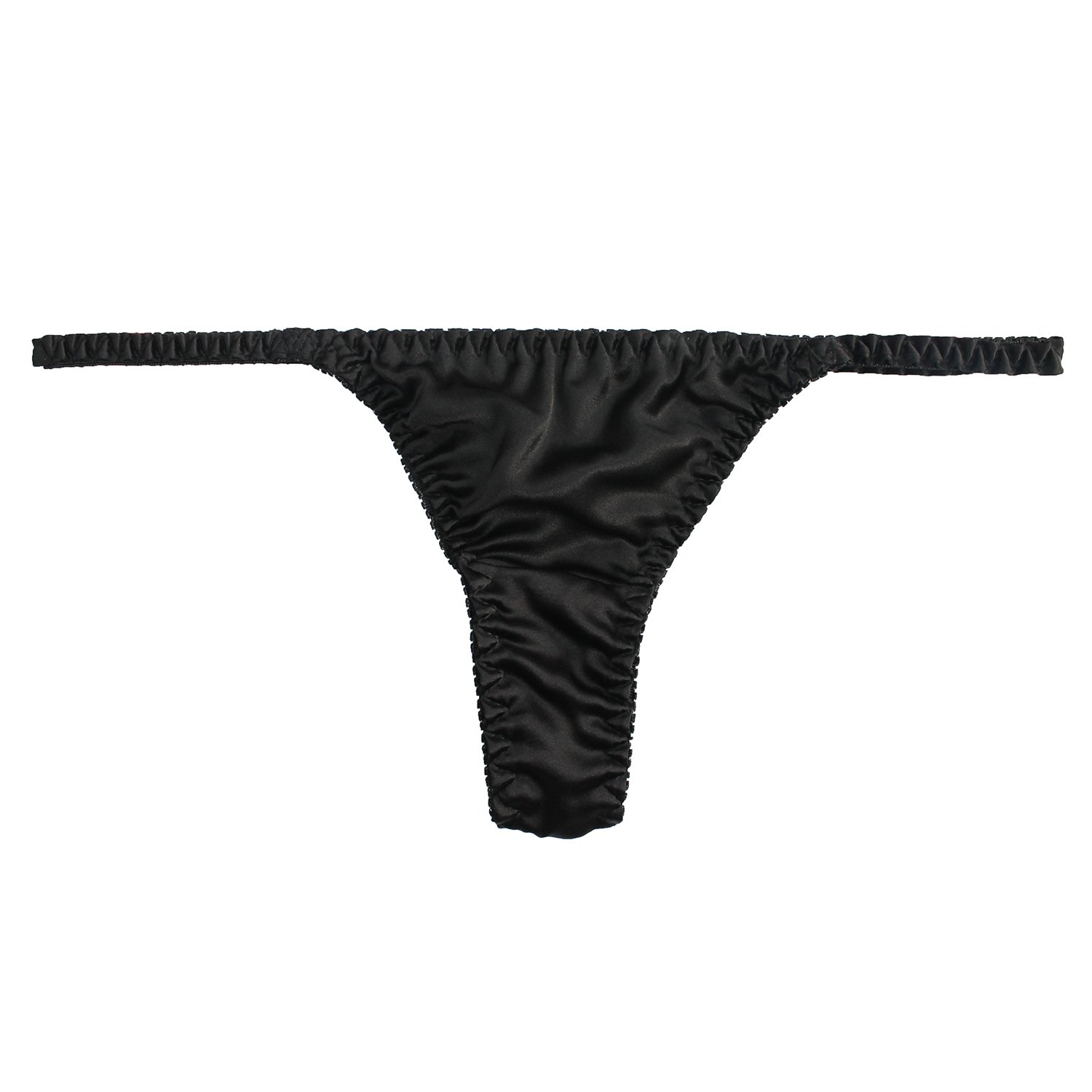 Pure Silk Women's Thong Underwear 3-Pack - Soft & Sexy Bikini Panties for Summer, Beach & Daily Wear - Healthy Breathable String Panty Set S-XL - Perfect for Vacation, Lounge & Intimate Moments