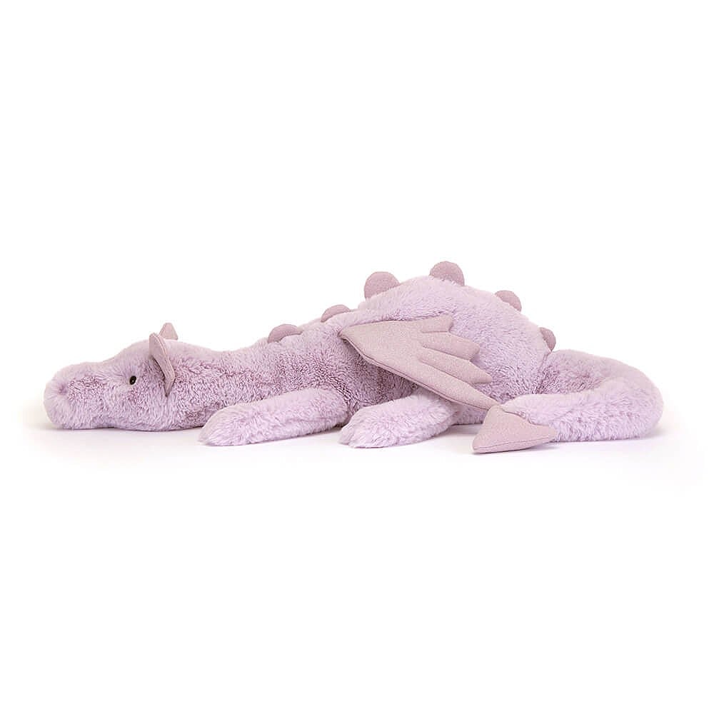 Lavender Dragon Plush Toy - Extra Large Stuffed Animal for Kids & Adults | Perfect for Bedroom Decor, Gifts, and Stress Relief