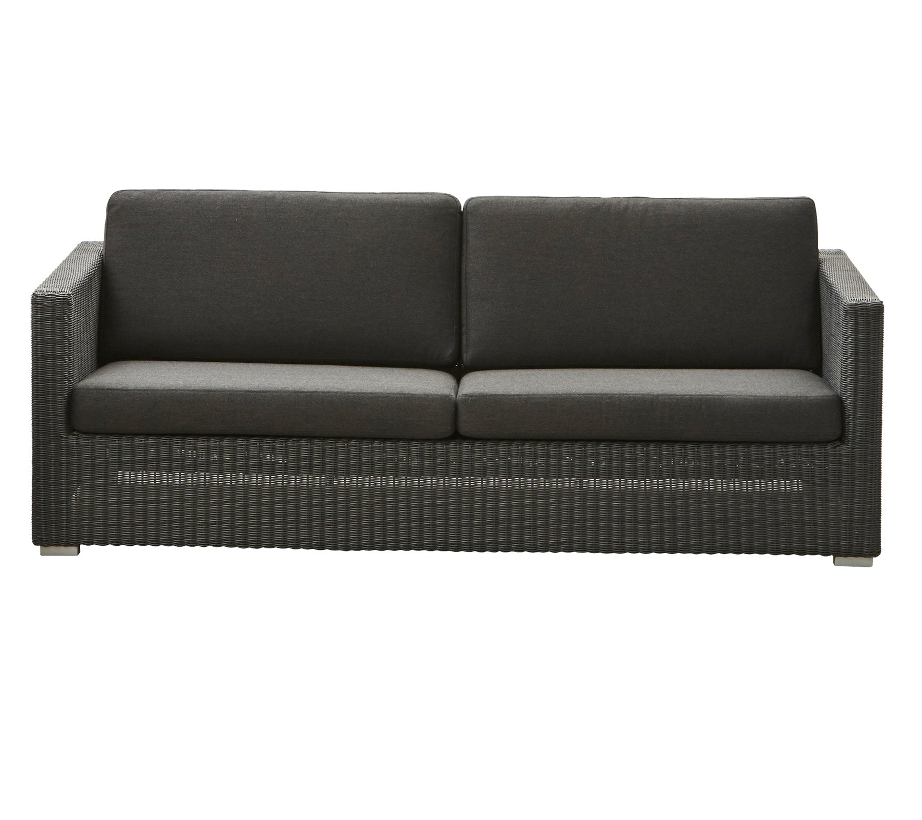 Chester 3-Seater Coastal Outdoor Sofa - Waterproof Wicker Patio Furniture Set for Poolside, Garden & Backyard Relaxation