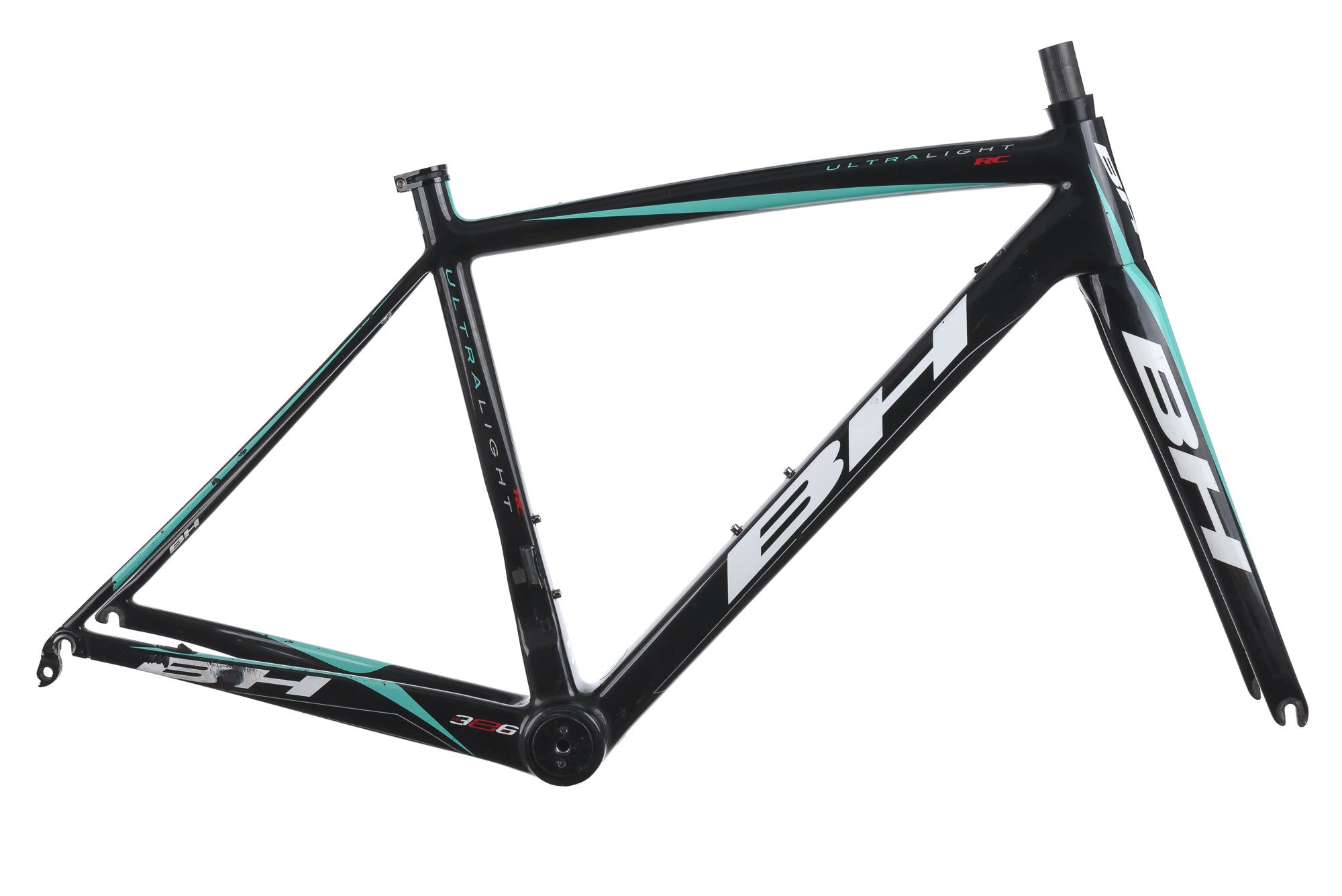 BH Ultralight RC 48cm Carbon Road Bike Frameset - Lightweight & Aero Design for Racing & Endurance Cycling - Perfect for Road Racing, Triathlons & Training