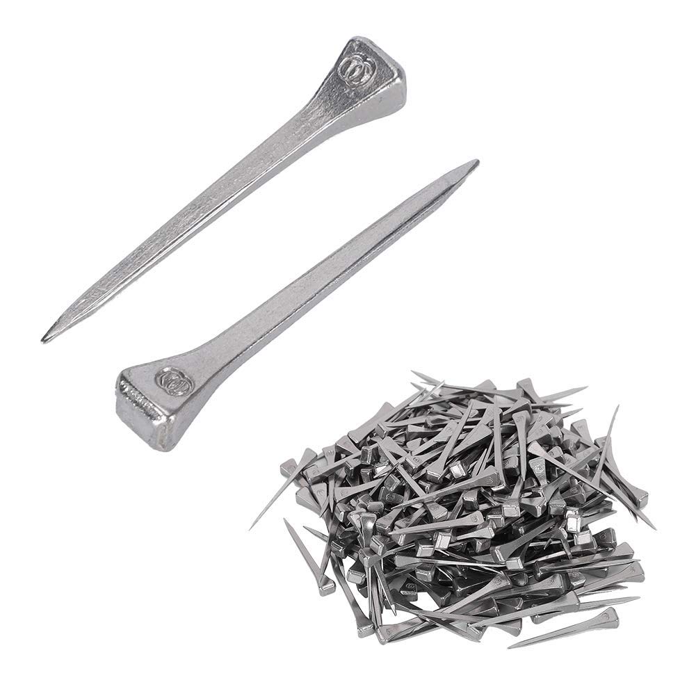 Premium Set of 2 Horseshoe Nails - 250pcs Equestrian Sports Equipment for Horse Shoeing | Durable Horse Care Accessories for Professional Farriers & Stable Maintenance