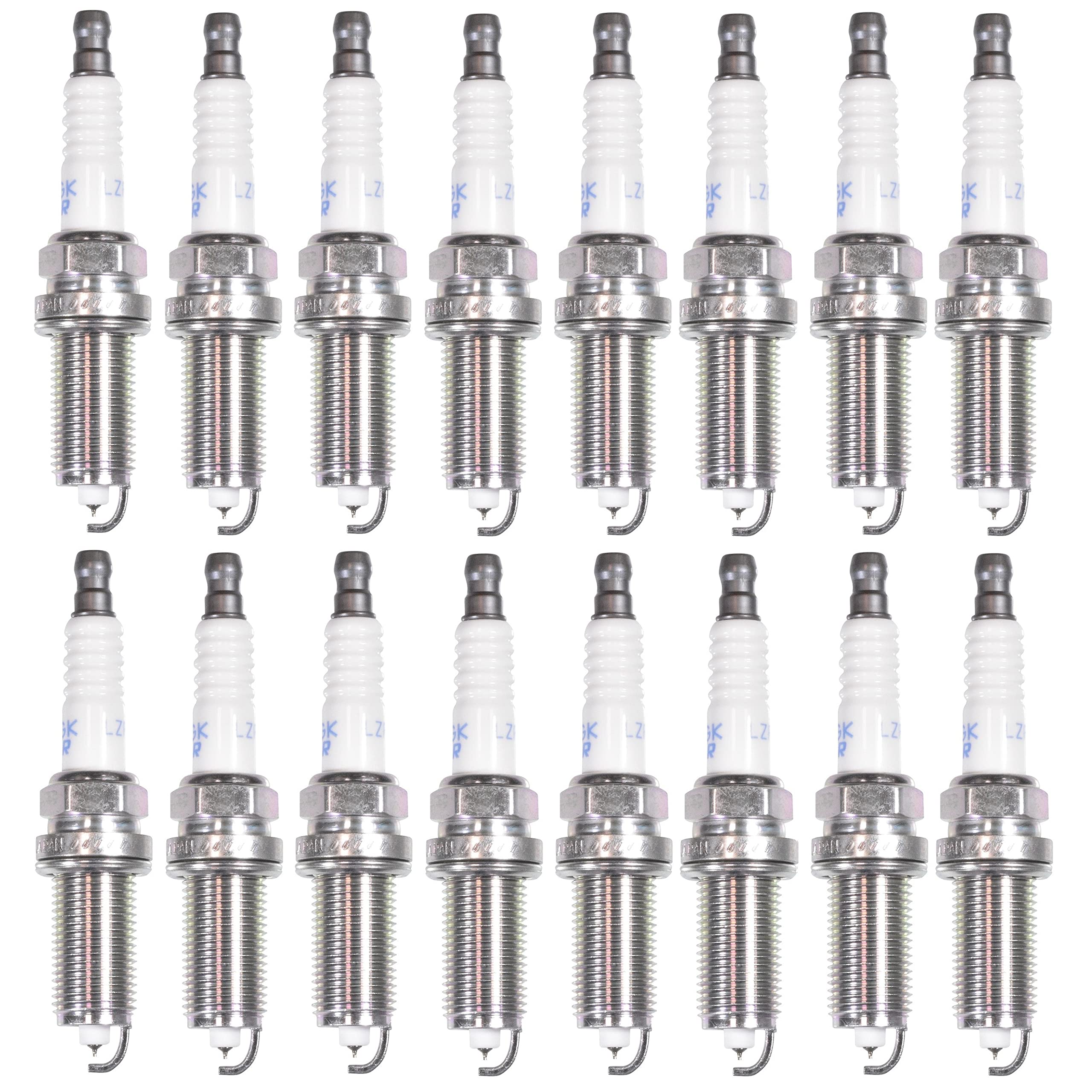 NGK Laser Iridium Spark Plugs - Set of 16 (0.044 Gap) for Chrysler Dodge Jeep Ram - High Performance Ignition for Smooth Engine Operation