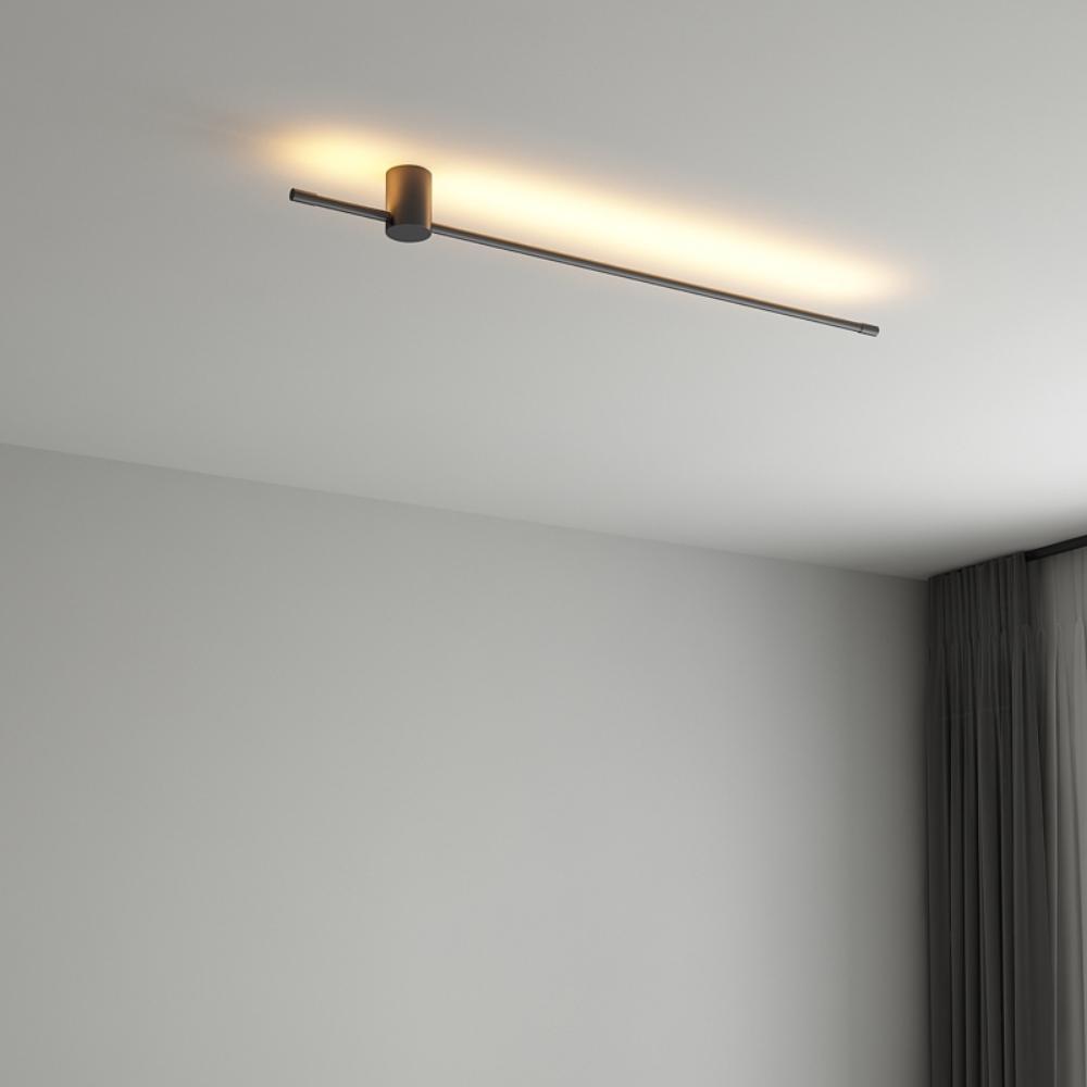 Modern Linear LED Wall Light - Energy Efficient Indoor/Outdoor Lighting for Living Room, Bedroom, and Patio Decor