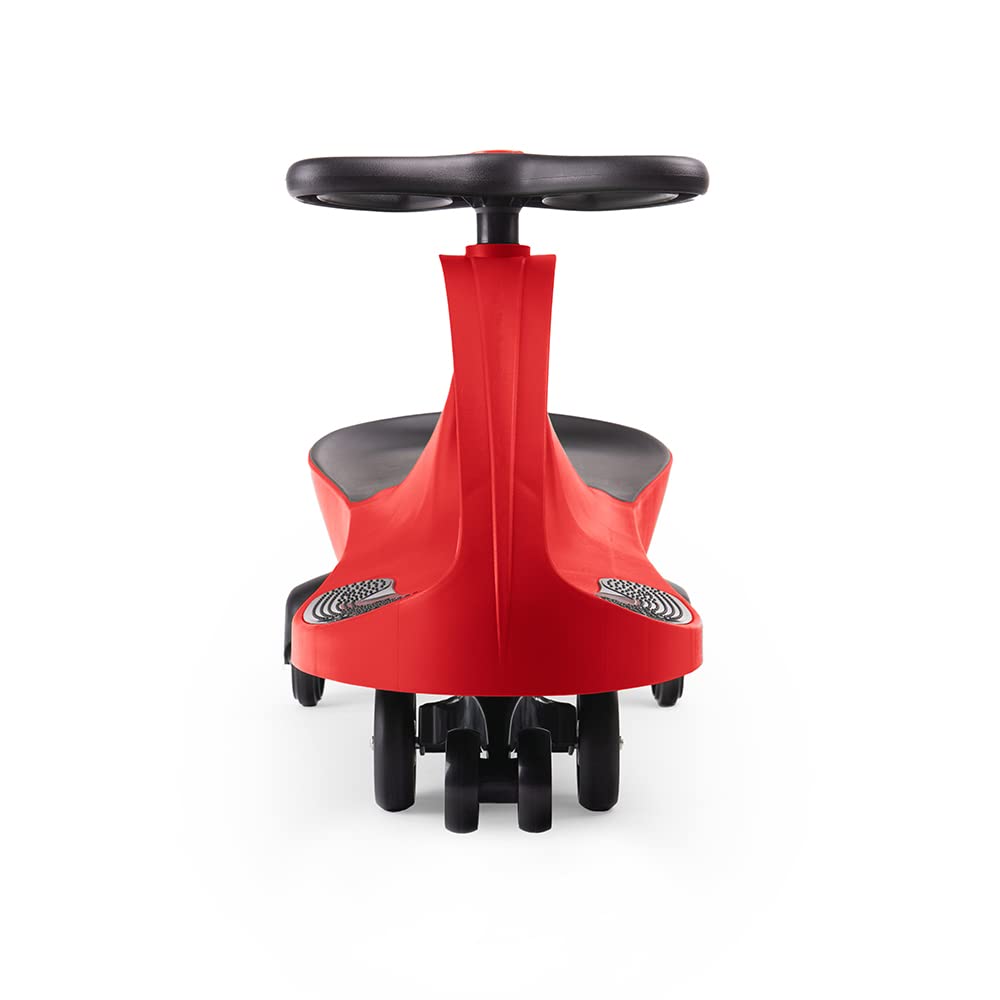 Didicar Fiery Red Ride On Car - Wiggle Car for Kids, Toddler Scooter & Outdoor Toys - Perfect for Garden Games, Backyard Play & Indoor Fun