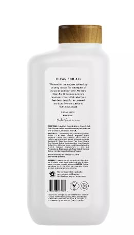Organic Lavender & Lemon Balm Epsom Salt Body Wash & Bath Soak Set - 2 x 25 fl oz with Exfoliating Loofah Sponge - Relaxing Aromatherapy for Stress Relief & Muscle Recovery - Perfect for Self-Care, Spa Nights & Gift Giving
