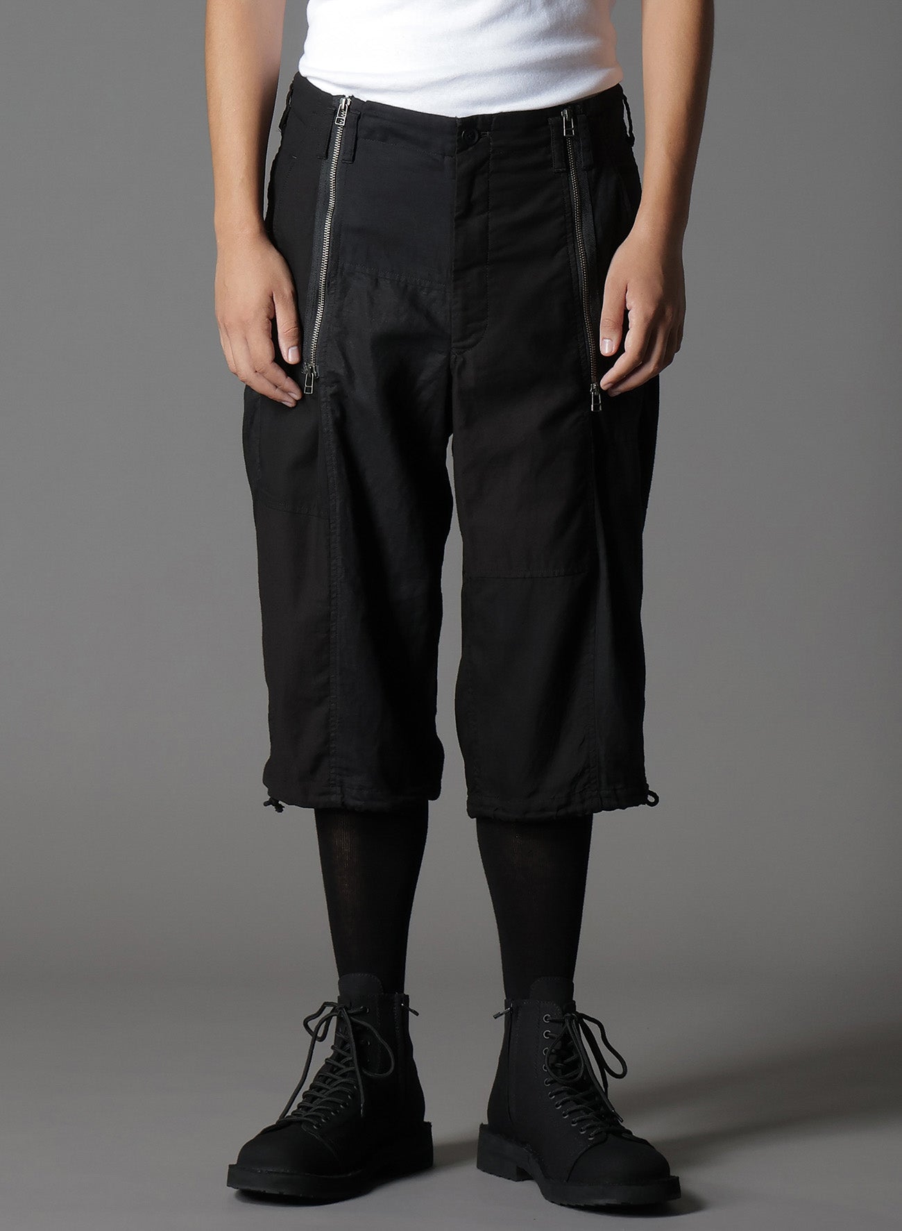 Cubism Patchwork Product Dyed Adjustable Zip Pants - Stylish & Comfortable Streetwear for Men & Women | Perfect for Casual Outfits, Urban Fashion & Everyday Wear