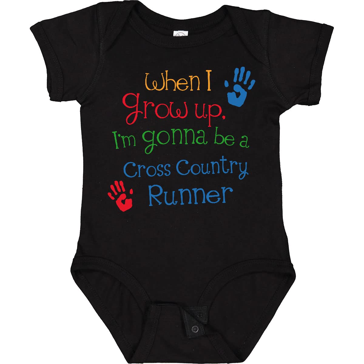 Inktastic Cross Country Runner Future Baby Bodysuit - Soft Cotton Infant Onesie for Active Families, Running Enthusiasts & Sports-Themed Baby Showers