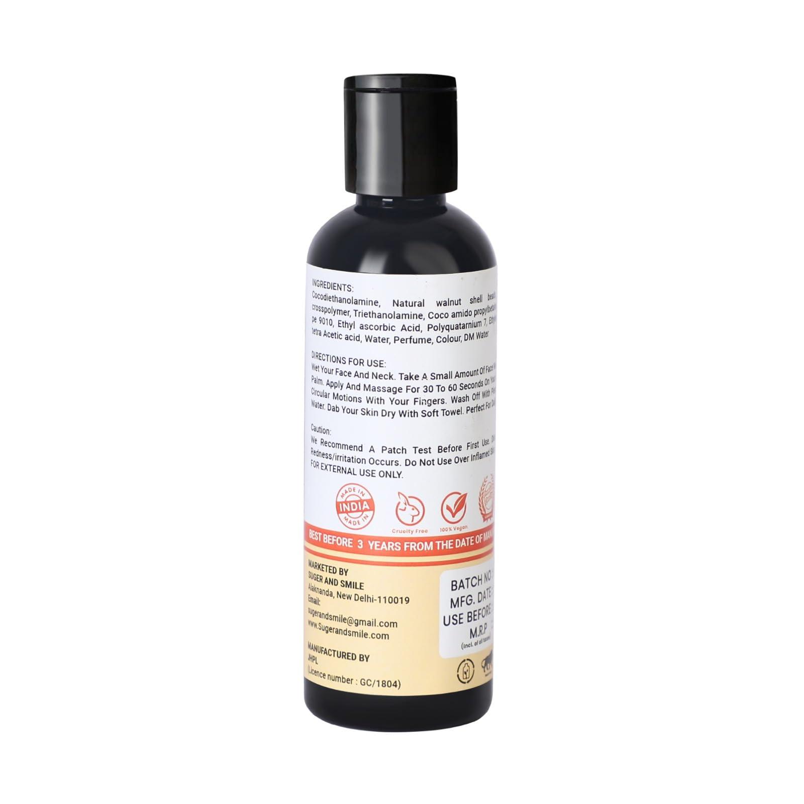 Natural Papaya Face Wash & Scrub (2-Pack, 100ml Each) - Brightening, Exfoliating & Gentle Cleansing for Glowing Skin | Perfect for Daily Skincare Routine & Acne-Prone Skin