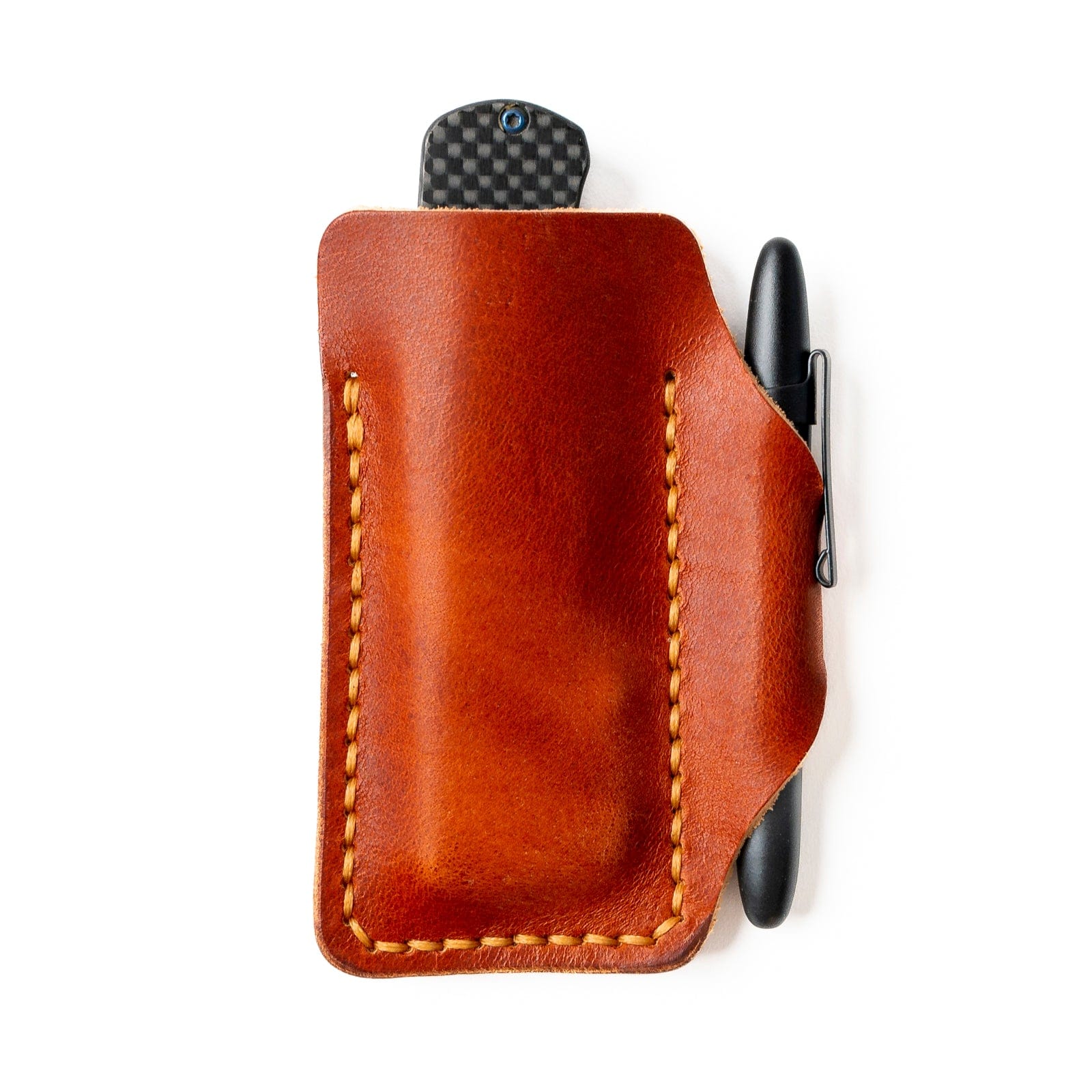 Premium Leather EDC Pocket Organizer - Slim Wallet & Multi-Tool Holder for Everyday Carry (EDC) | Perfect for Men's Wallets, Credit Cards, Keys & Small Essentials | Ideal for Outdoor, Travel & Daily Use