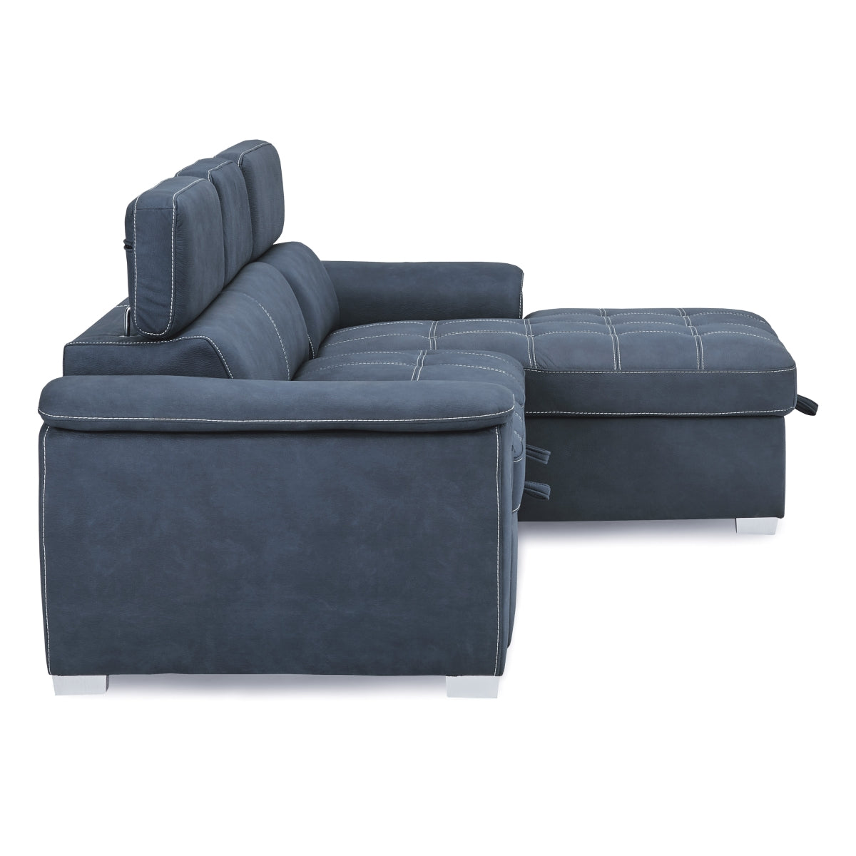FlexiSleep Storage Sofa Bed - Convertible Sleeper Couch with Hidden Storage for Small Spaces | Perfect for Guest Rooms, Apartments & Home Offices