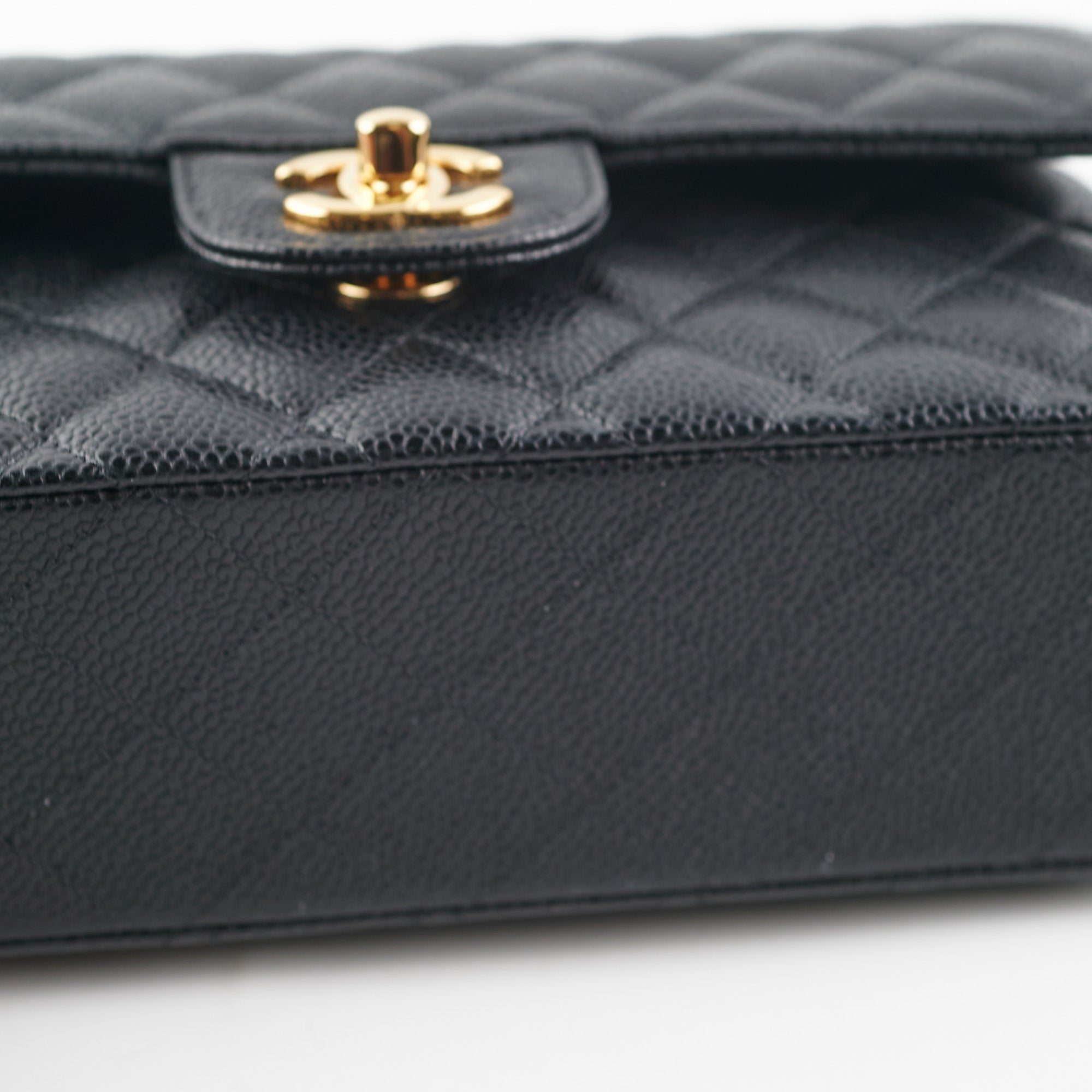 Chanel Small Classic Double Flap Bag in Black Caviar Leather - Luxury Handbag for Women, Perfect for Parties, Work & Everyday Use