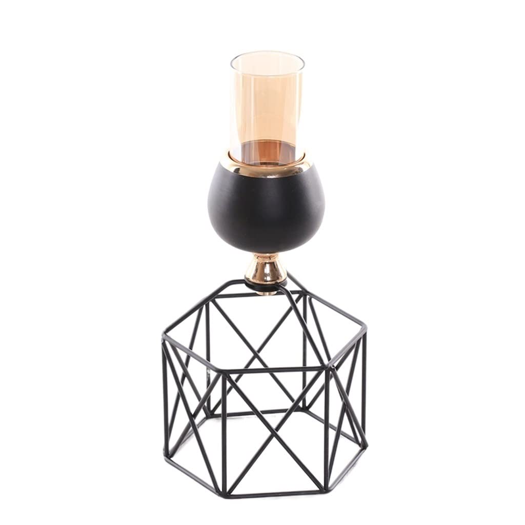 Moisture Candleabra Nordic Metal Candle Holder - Porch, Table, Dinner, Living Room, Kitchen, Dining Room Decoration - Perfect for Romantic Dinners, Cozy Living Spaces, and Outdoor Gatherings