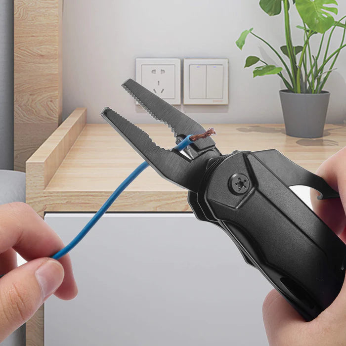 SSIMDER M2 19-in-1 Multitool - Adjustable Wrench Pliers with Screwdrivers, Bottle Opener & More - Perfect for Camping, Hiking, Emergency Kits & DIY Home Repairs