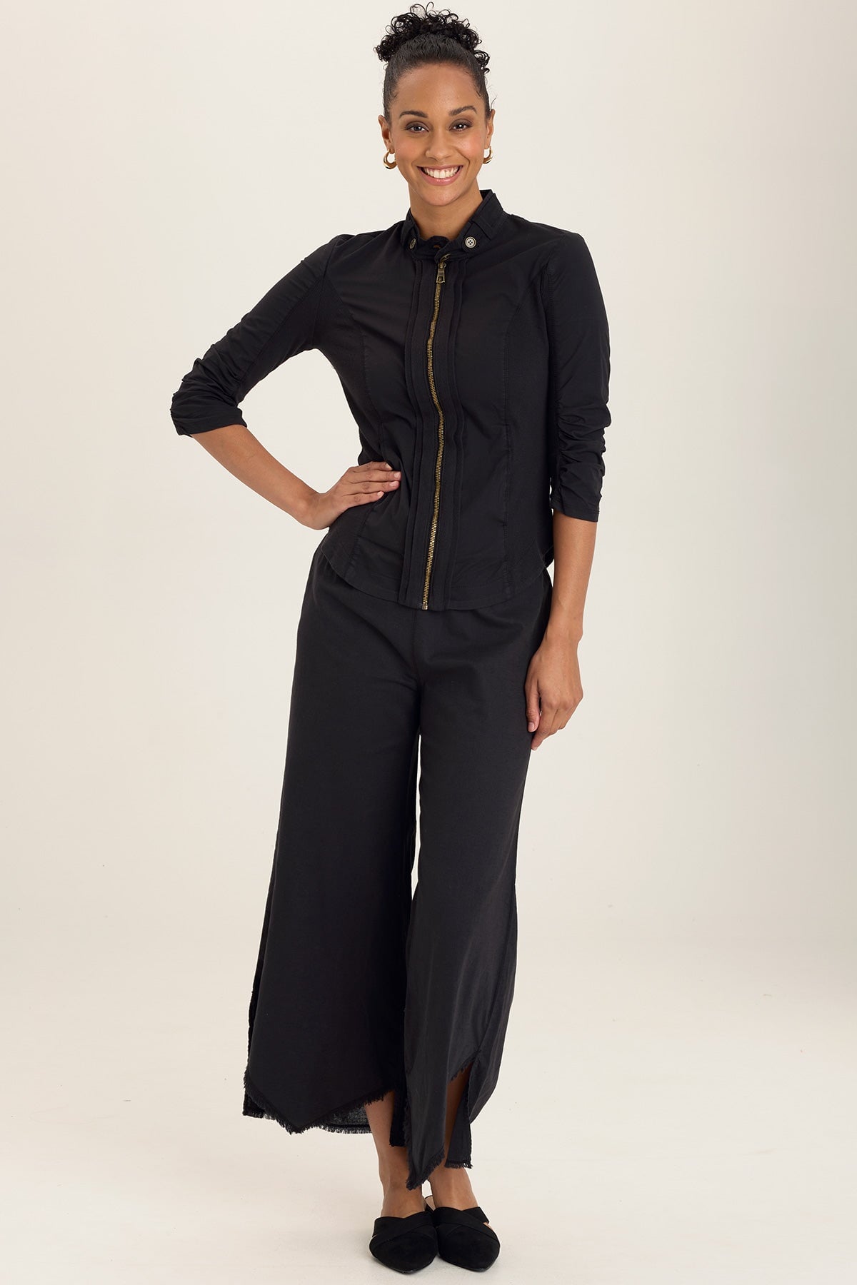 Janet Jacket for Women - Stylish Black Outerwear Coat for Fall & Winter | Casual, Office & Outdoor Wear