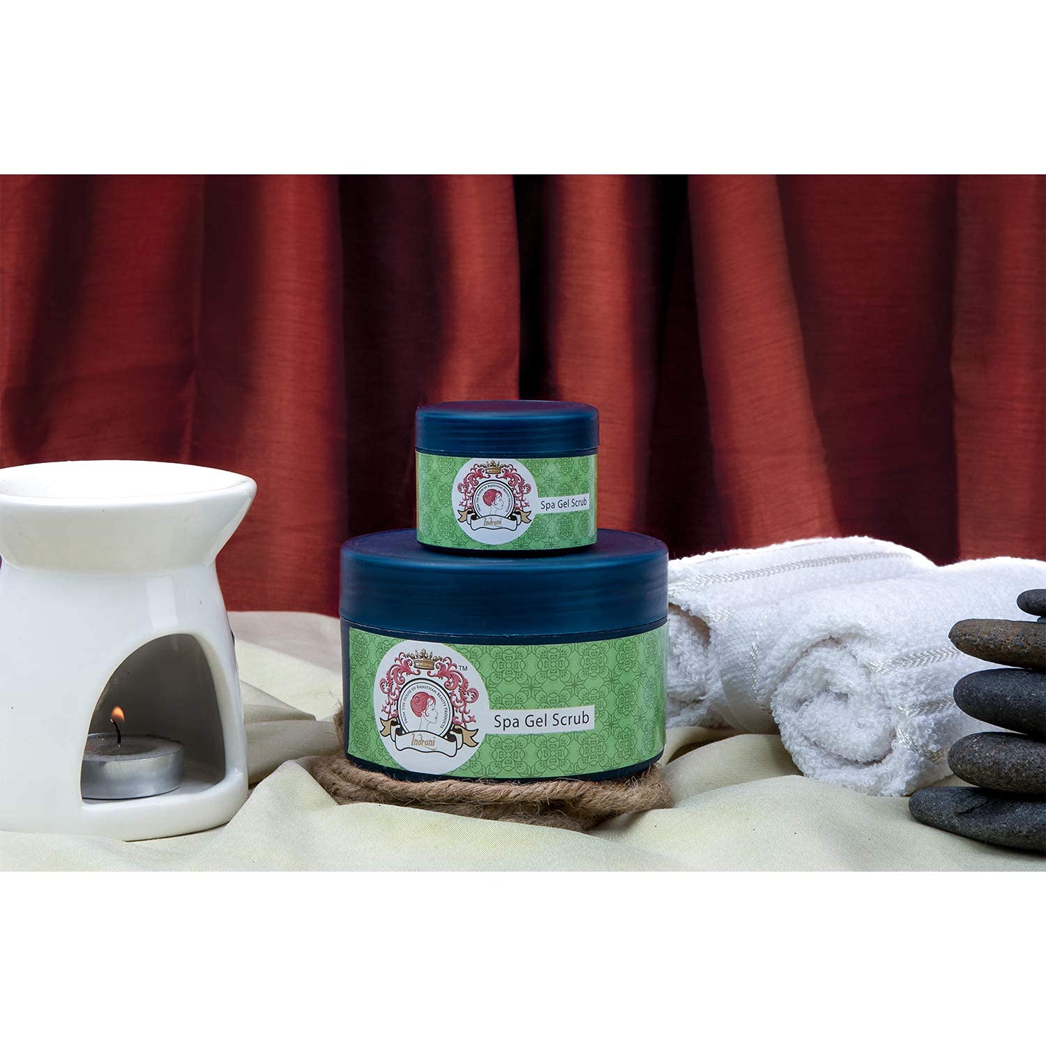 Indrani Spa Gel Scrub 50g - Exfoliating Face & Body Scrub for Smooth Skin - Perfect for Daily Skincare Routine & Spa Treatments