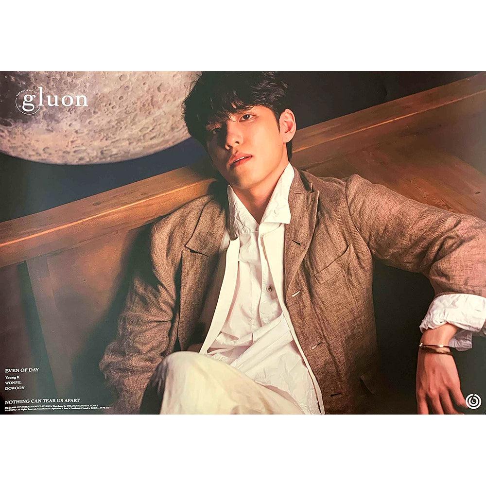 DAY6 (EVEN OF DAY) 1st Mini Album 'THE BOOK OF US: GLUON' Official Poster - Kpop Merchandise for Fans, Room Decor & Music Collectibles