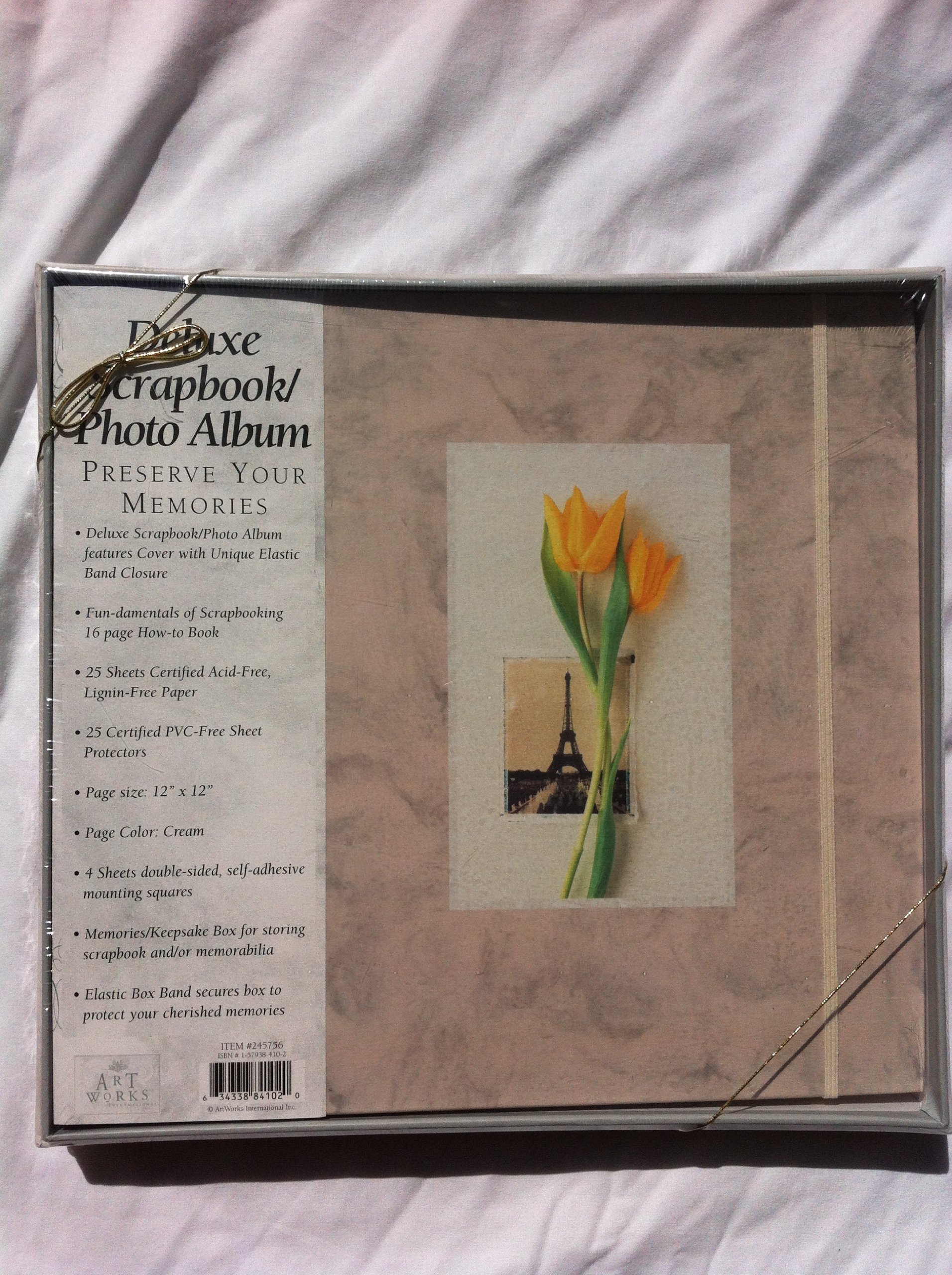 Premium Scrapbook Photo Album - 12x12 Inch Acid-Free Pages for DIY Memories, Wedding, Baby, Travel - Perfect for Crafting & Gift Giving