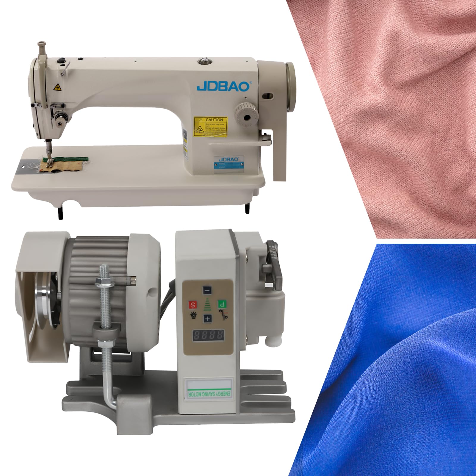550W Heavy Duty Industrial Sewing Machine for Upholstery & Commercial Use - Professional Tailoring Equipment for Tailors, Drapery Makers, Fashion Designers & Dry Cleaners (Table Stand Not Included) | Perfect for Leather, Canvas, Denim & Heavy Fabrics