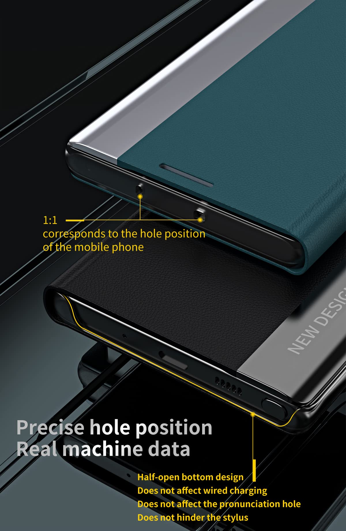 Premium PU Leather Kickstand Case for Samsung Galaxy S22 Ultra - Durable Shockproof Flip Cover with Stand (Not for S22) in CX Green | Perfect for Work, Travel & Everyday Protection