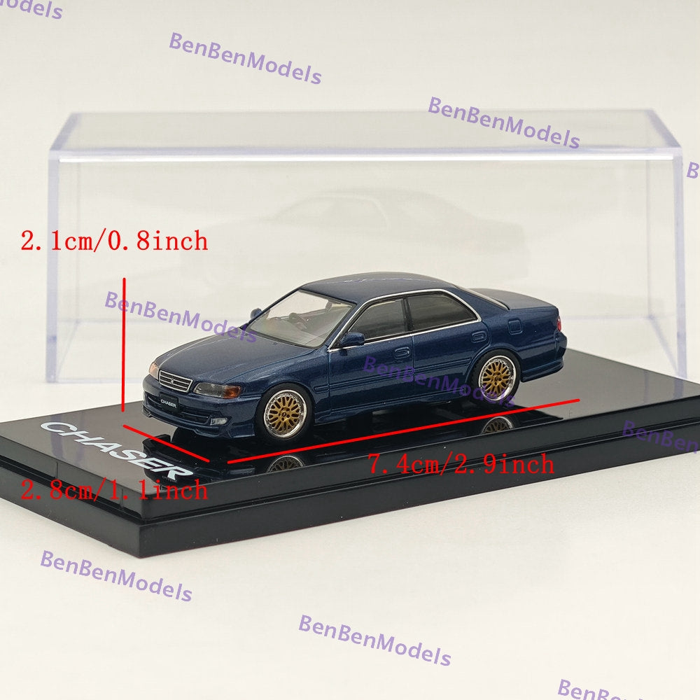 1/64 Scale Toyota Chaser Tourer V (JZX100) 1998 JDM Style Diecast Model Car - HJ644072DBL by Hobby Japan - Perfect for Collectors, Car Enthusiasts & Display