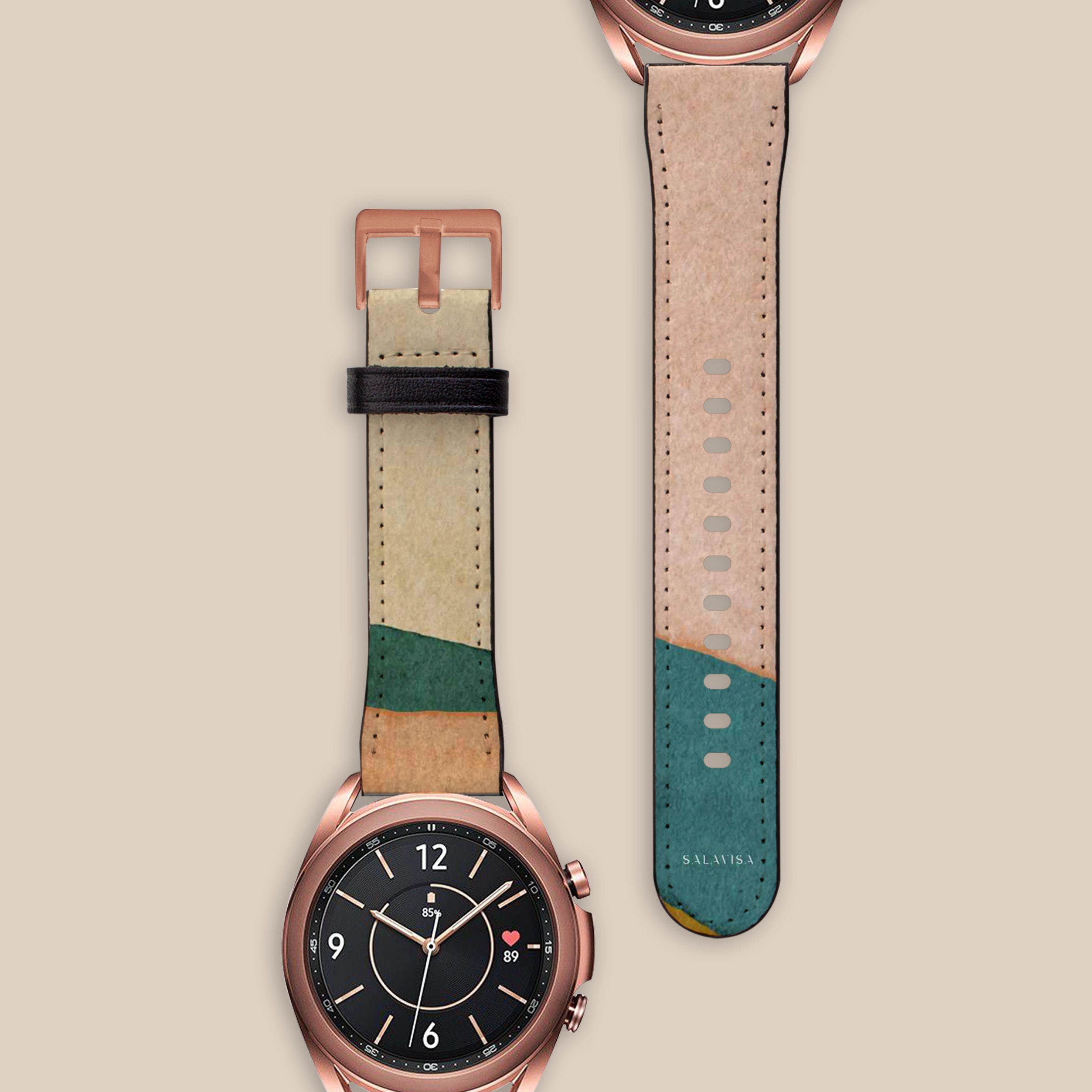 Premium Pale Sage Galaxy Watch Band - Soft Silicone Strap for Samsung Galaxy Watch 4/5/6, Classic & Active - Stylish & Comfortable for Workouts, Running & Everyday Wear