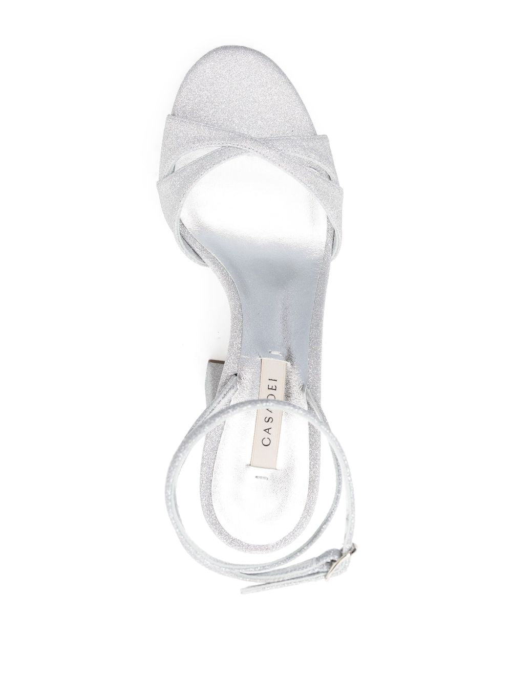 Casadei Women's Silver Gladiator Sandals - Elegant Strappy Heels for Parties, Weddings & Summer Outfits