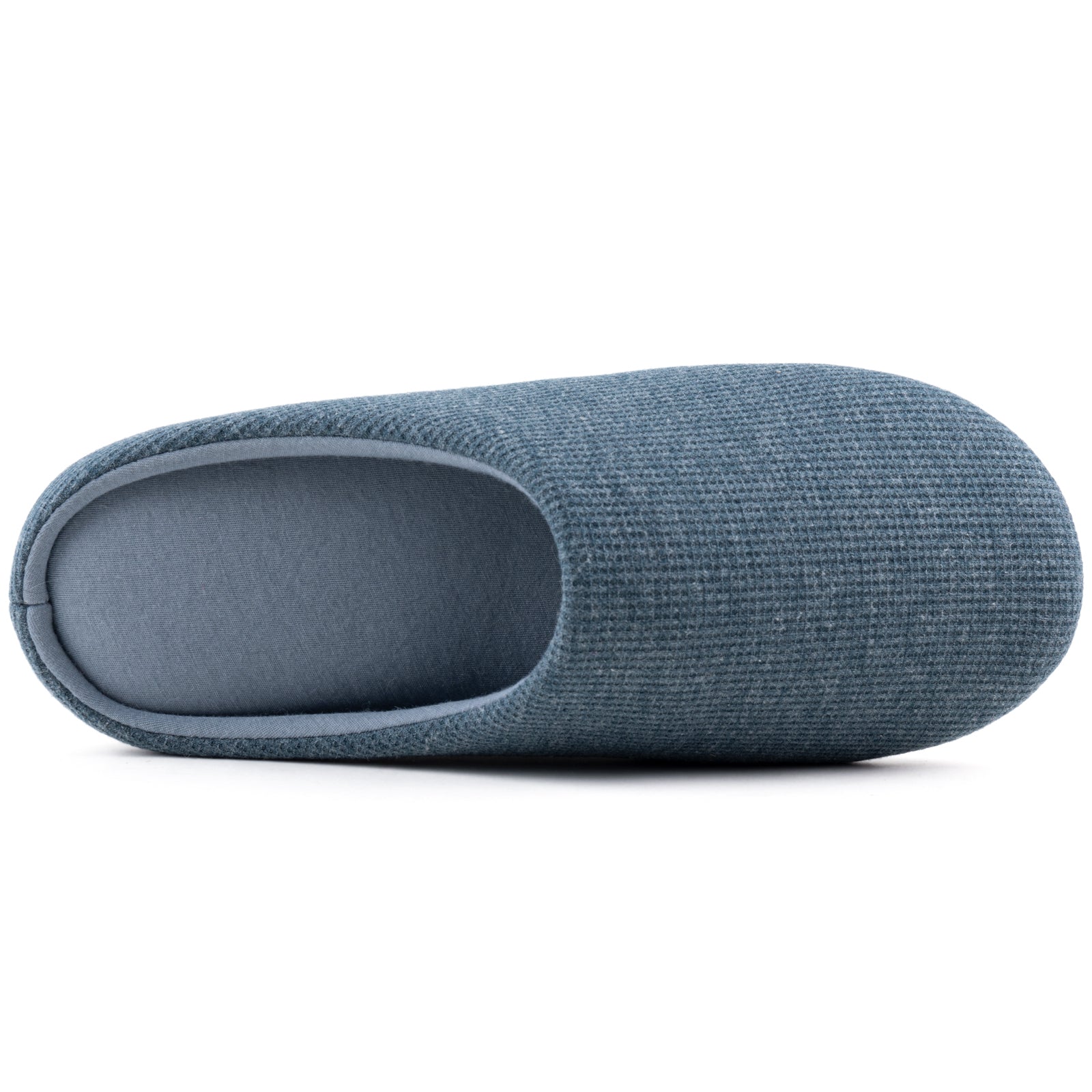 Men's Memory Foam Scuff Slippers - Soft Waffle Knit House Shoes for Indoor Comfort - Perfect for Home, Lounge & Relaxation