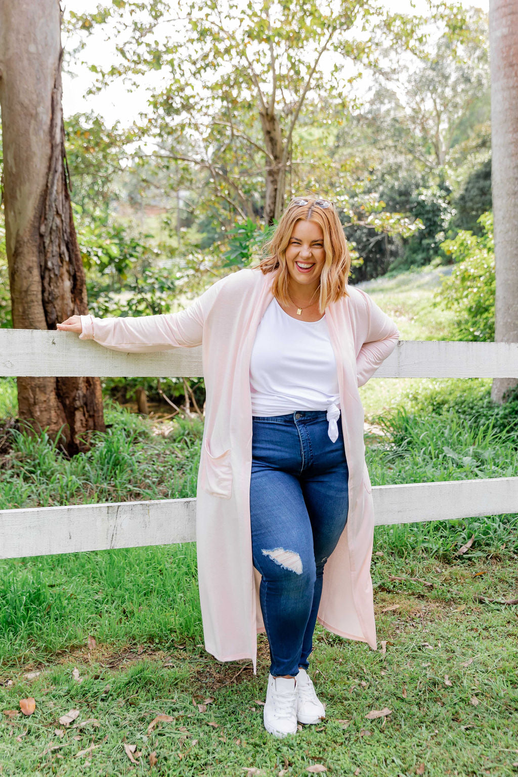 Jane Cardigan in Natural - Women's Soft Knit Cardigan Sweater for Casual & Office Wear | Perfect for Fall & Winter Layering