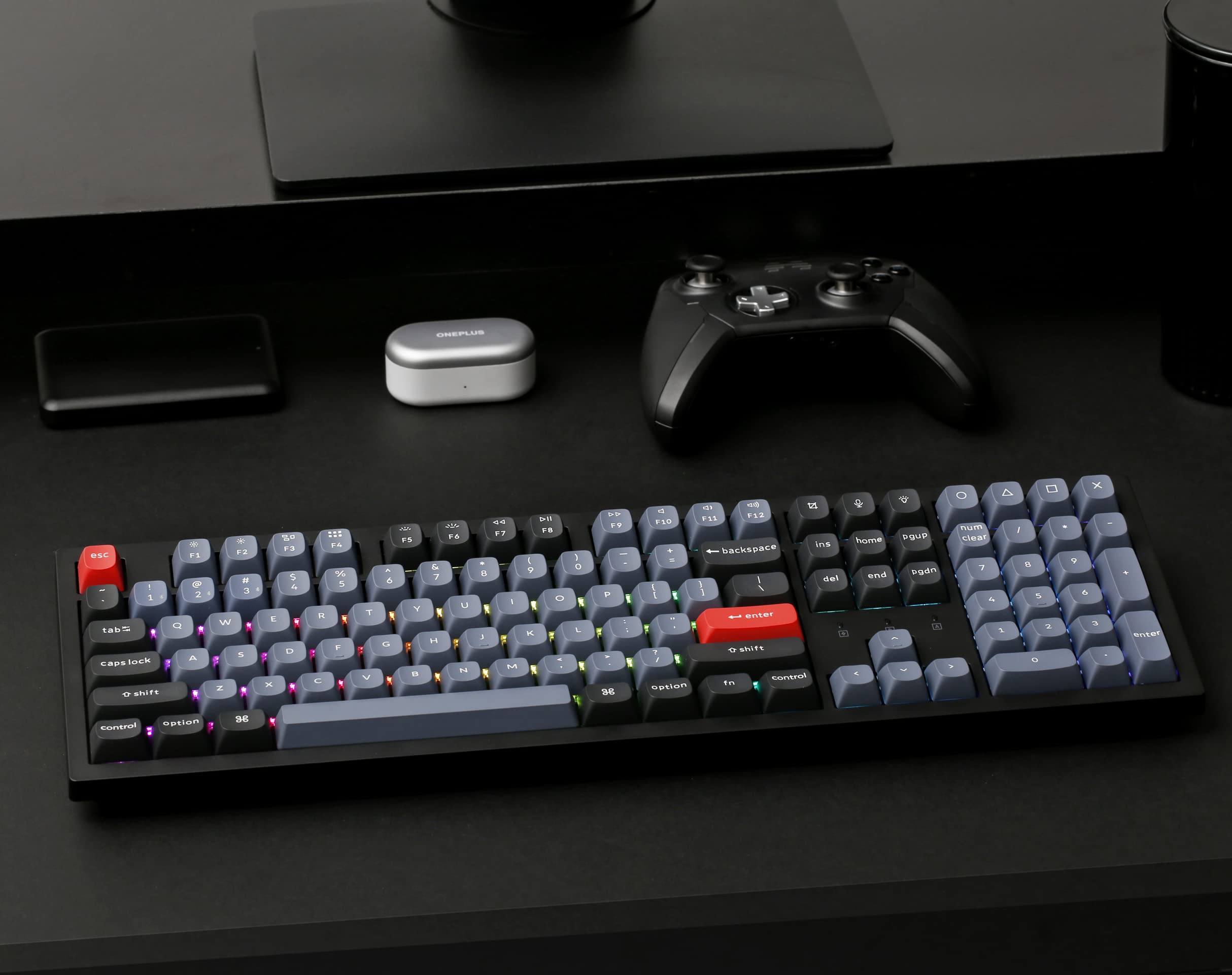 Keychron K10 Pro QMK/VIA Custom Wireless Mechanical Keyboard - Hot-Swappable 108-Key Full Size RGB Backlit with Banana Switch, Bluetooth/USB-C Wired Gaming Keyboard for Mac Windows Linux - Perfect for Office Work, Gaming & Programming