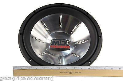 MTX Thunder6000 T6124A 12-Inch 4 Ohm Component Subwoofer - Pair of 2 for Car Audio & Home Theater Bass Enhancement