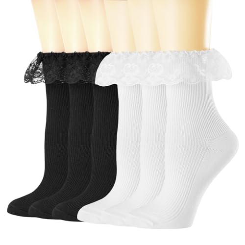 6pairs( 3black+3 White-style10)