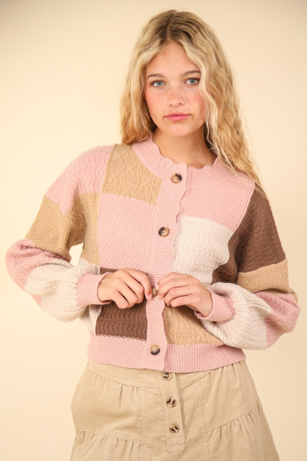Textured Button Down Sweater Cardigan for Women - Cozy Fall & Winter Layering Essential