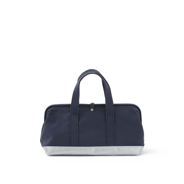 Stylish Navy Blue & Silver Doctor's Bag Handbag for Women - Perfect for Work, Travel, and Everyday Use