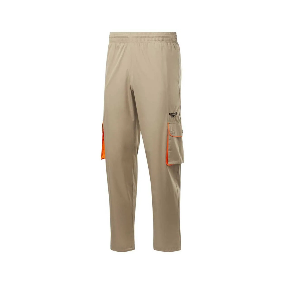 Reebok CLF Trail Pants for Men - Lightweight Hiking Pants with Stretch, Beige - Perfect for Outdoor Adventures, Camping & Trail Running
